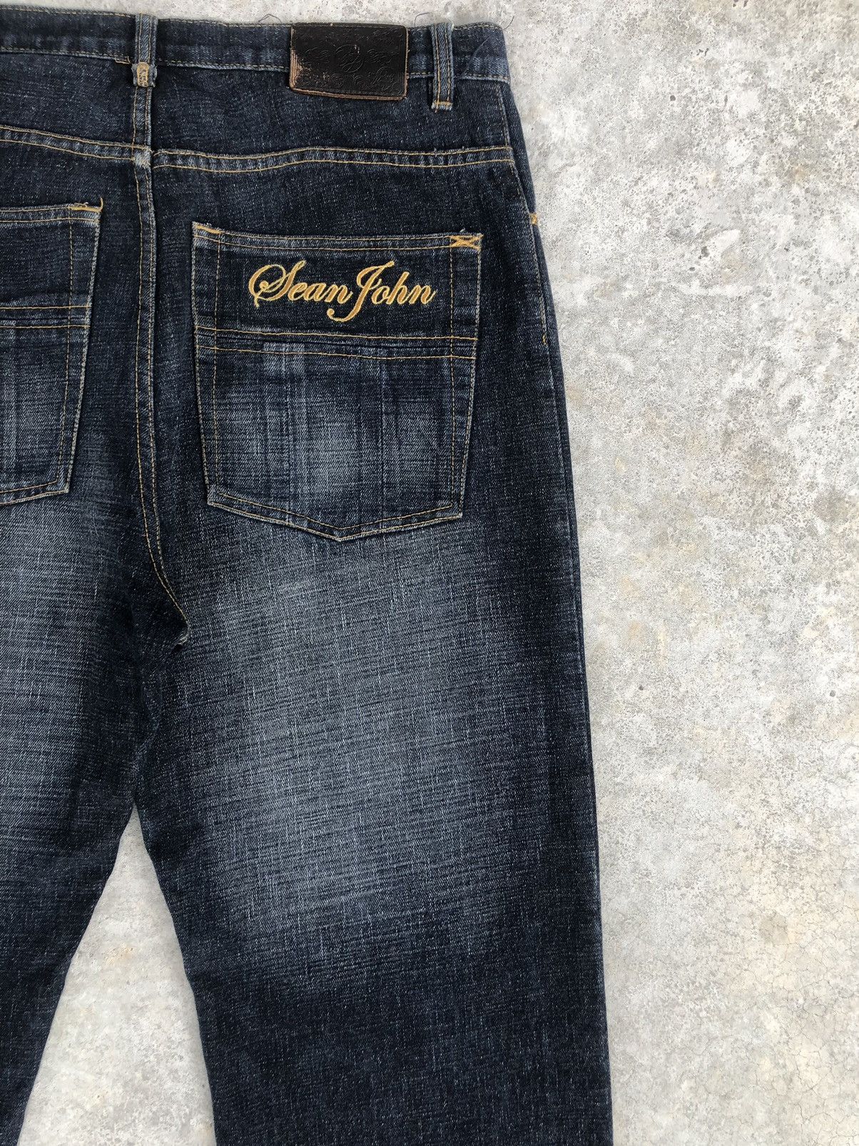 Sean John Sean John Embroidered Jeans Distressed Jeans Size US 34 / EU 50 - 11 Thumbnail