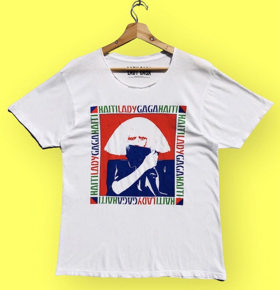 image of Band Tees x Vintage Lady Gaga in White, Men's (Size Medium)