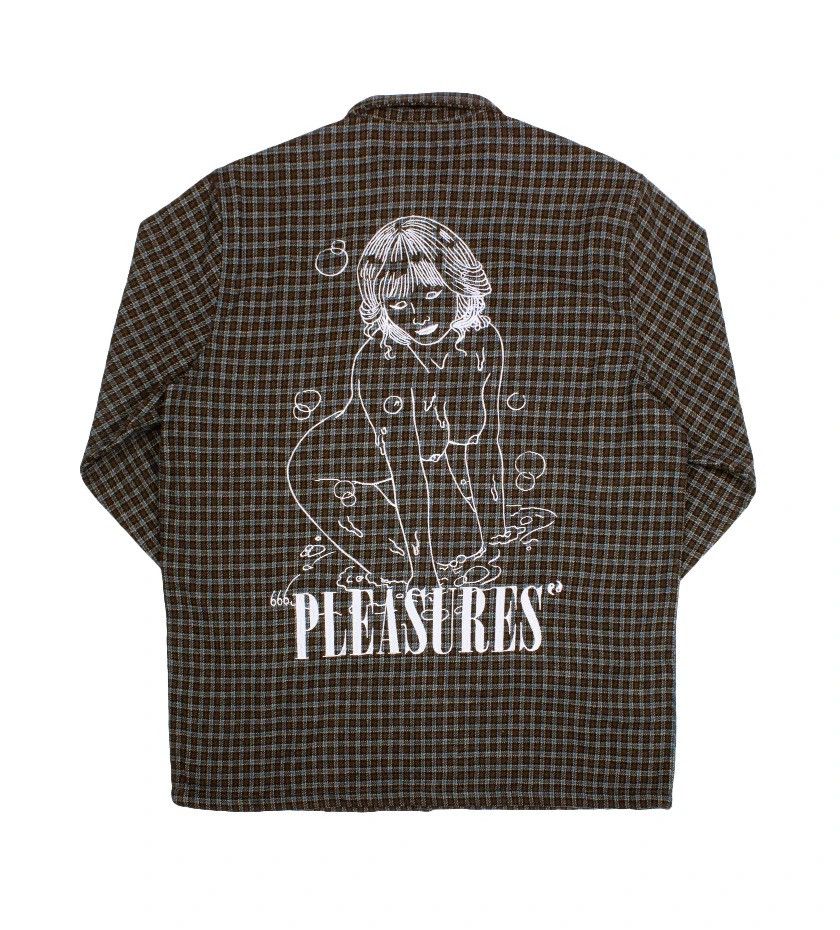 Pleasures Ignition Plaid Shirt (Brown) Size US M / EU 48-50 / 2 - 1 Thumbnail