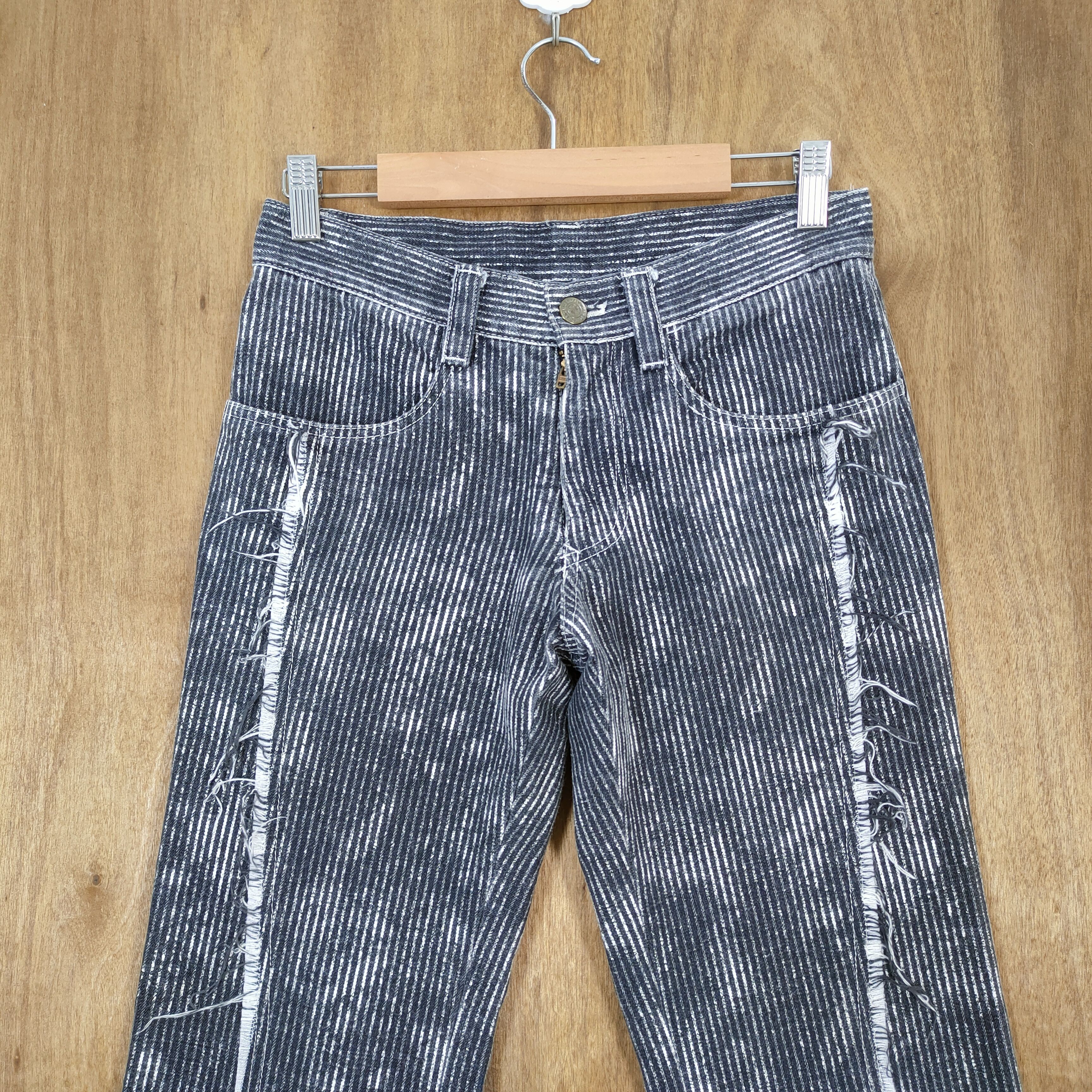 Tornado Mart SICK💥 VINTAGE TORNADO MART BOOTCUT FLARE PANTS Size US 27 - 2 Thumbnail
