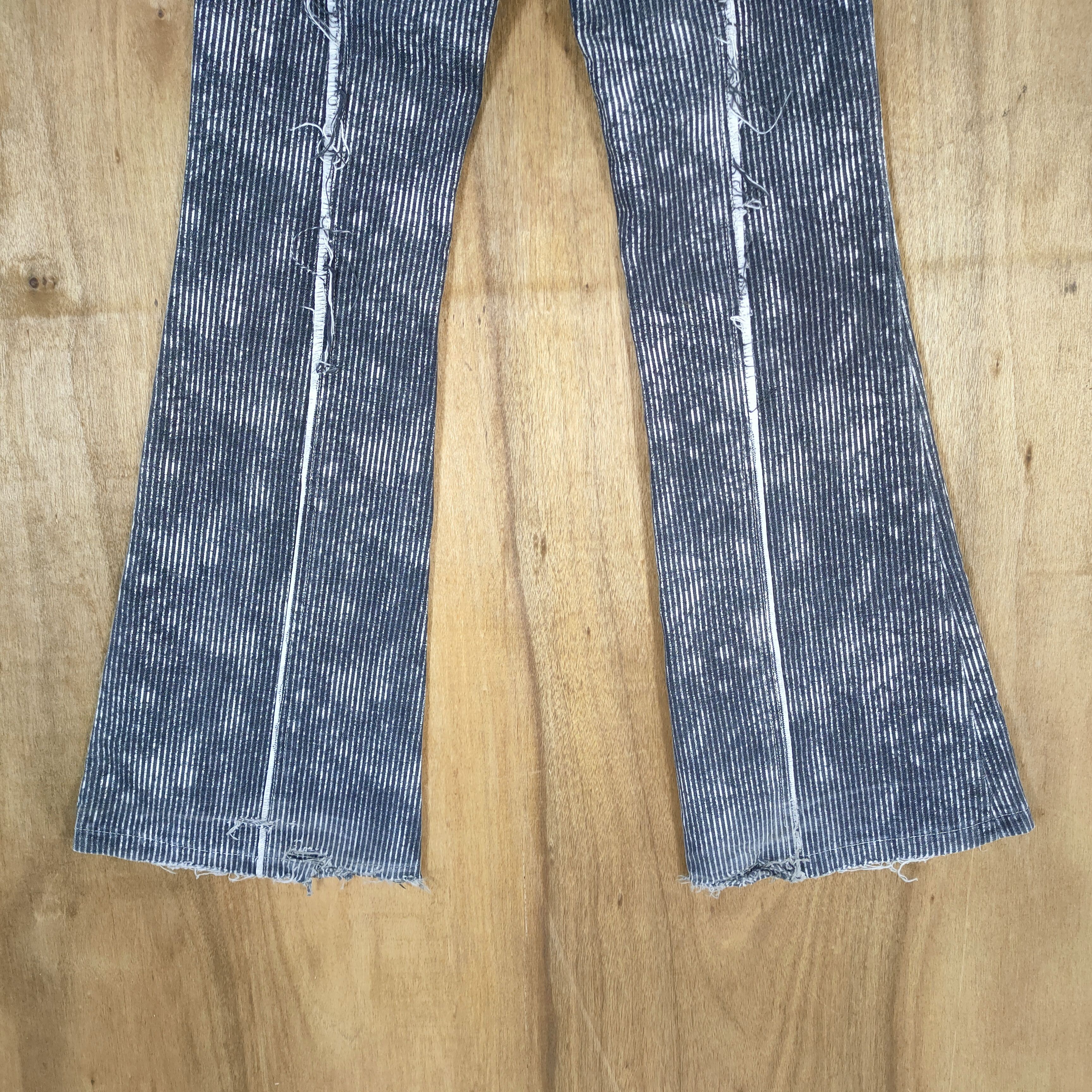 Tornado Mart SICK💥 VINTAGE TORNADO MART BOOTCUT FLARE PANTS Size US 27 - 9 Thumbnail
