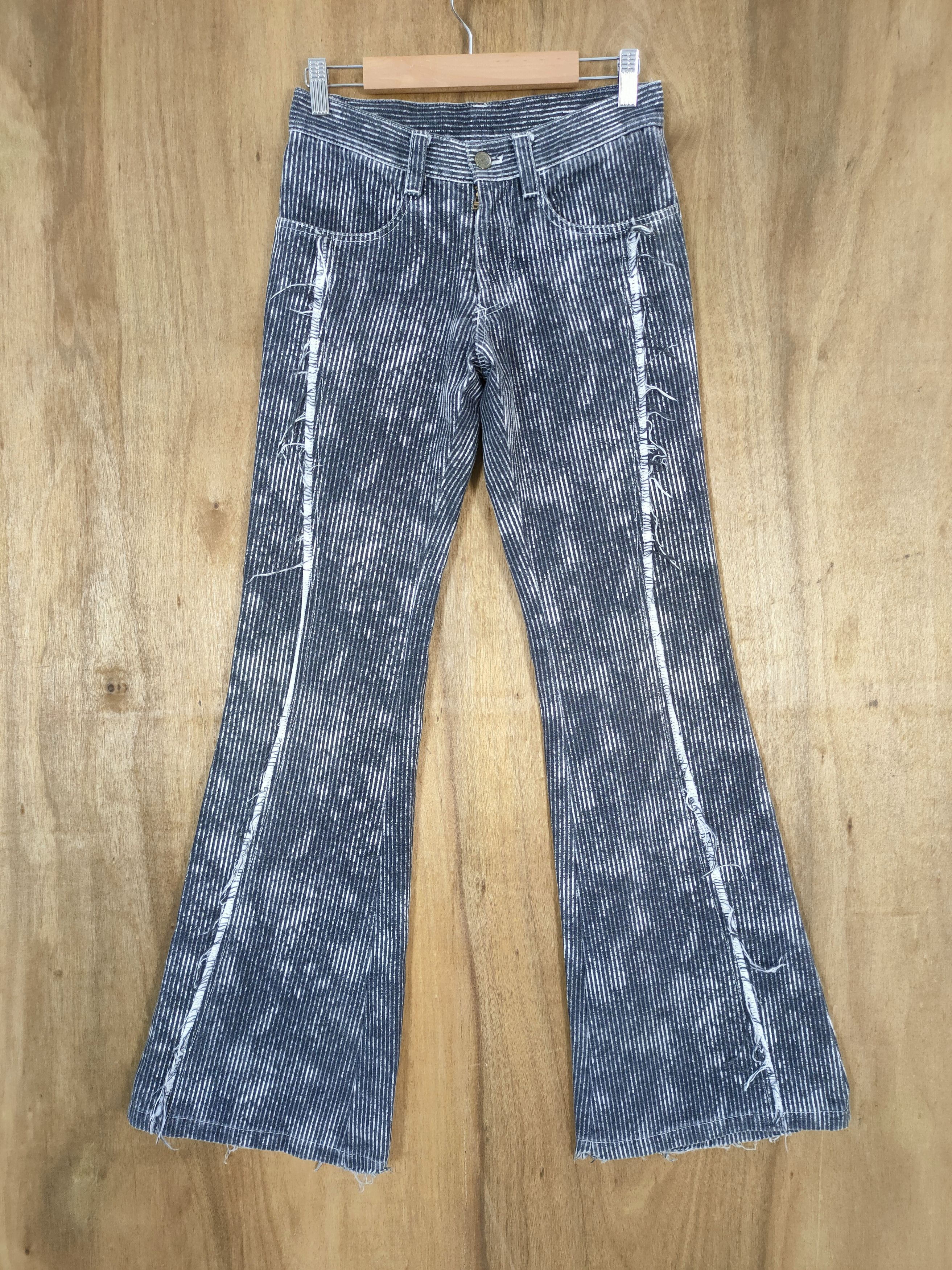 Tornado Mart SICK💥 VINTAGE TORNADO MART BOOTCUT FLARE PANTS Size US 27 - 1 Thumbnail