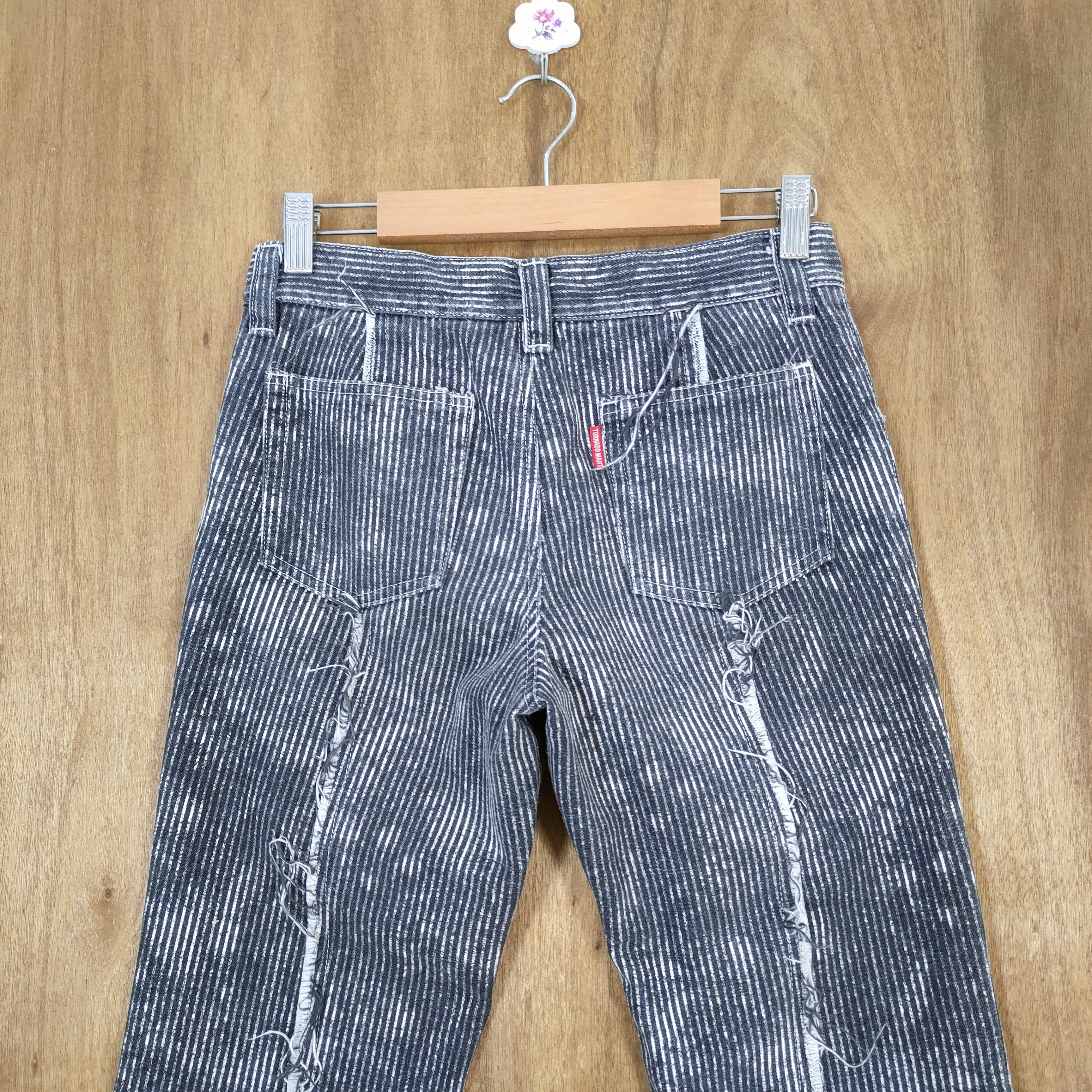 Tornado Mart SICK💥 VINTAGE TORNADO MART BOOTCUT FLARE PANTS Size US 27 - 8 Thumbnail