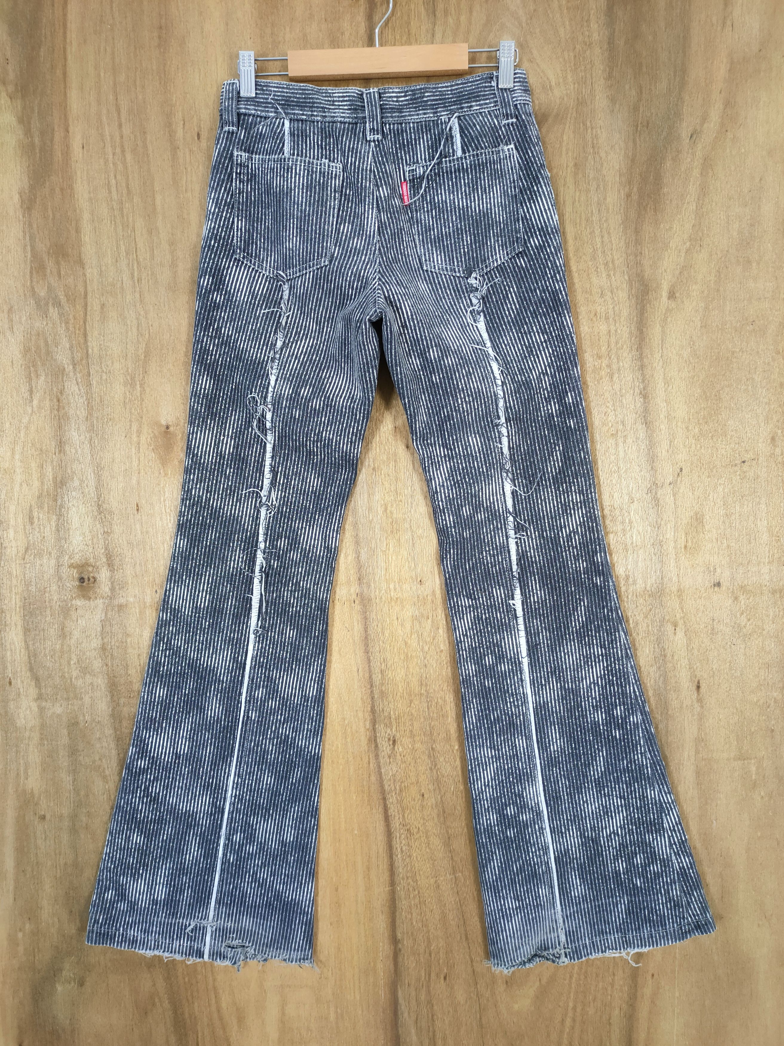 Tornado Mart SICK💥 VINTAGE TORNADO MART BOOTCUT FLARE PANTS Size US 27 - 7 Thumbnail