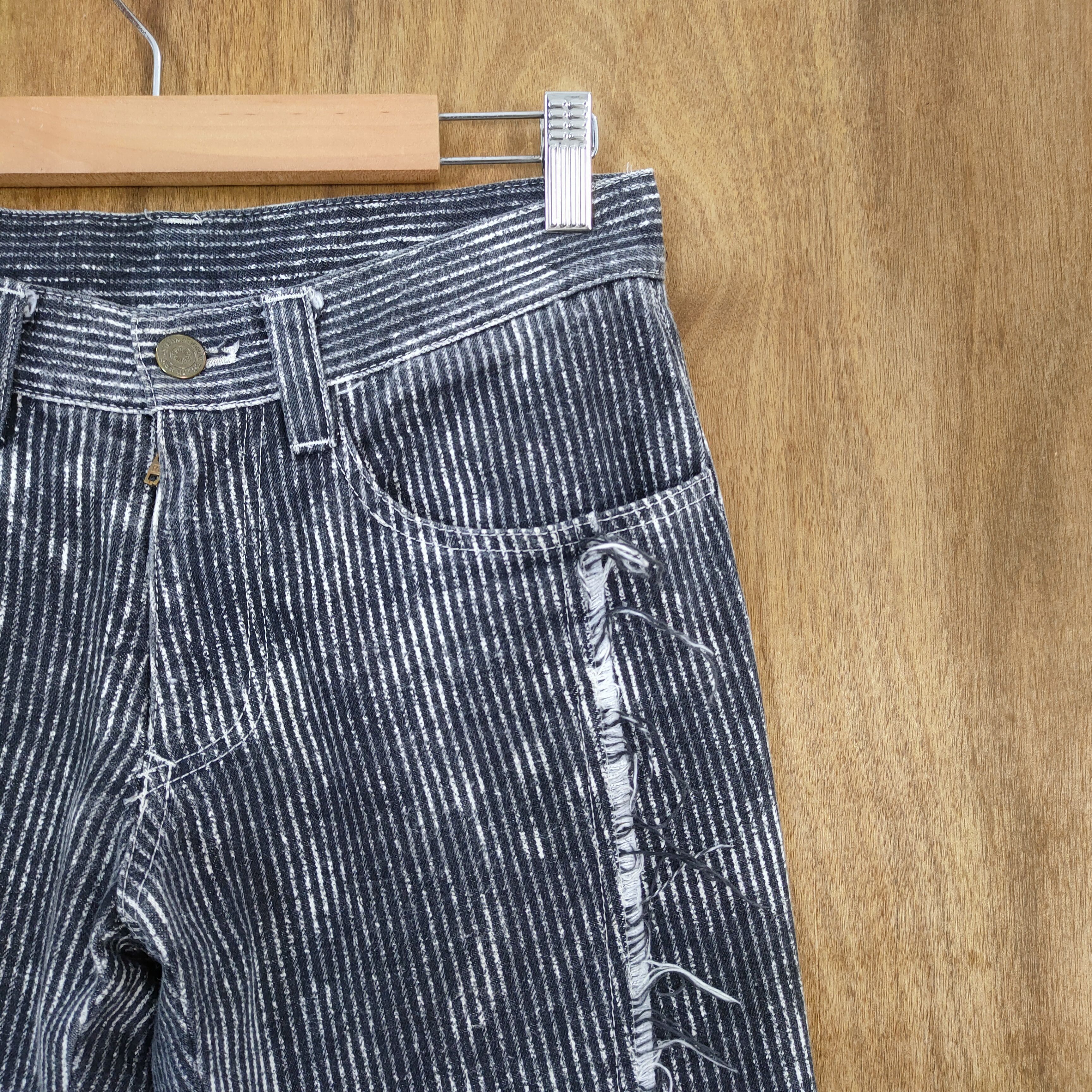 Tornado Mart SICK💥 VINTAGE TORNADO MART BOOTCUT FLARE PANTS Size US 27 - 6 Thumbnail