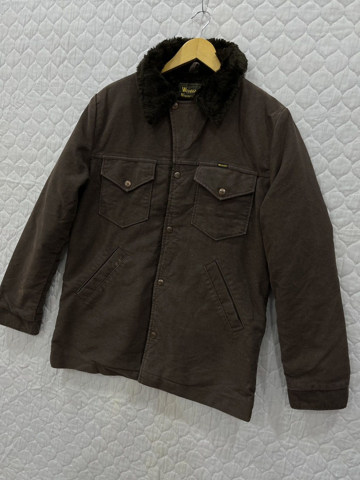 Vintage × Wrangler (O). VINTAGE WRANGLER WRANGE COAT HYPEBEAST JACKET Size US S / EU 44-46 / 1 - 2 Thumbnail