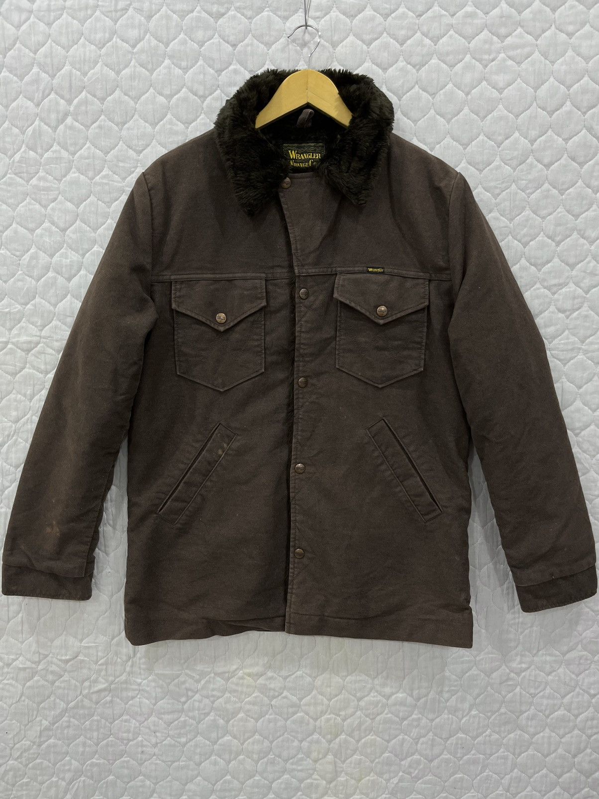Vintage × Wrangler (O). VINTAGE WRANGLER WRANGE COAT HYPEBEAST JACKET Size US S / EU 44-46 / 1 - 1 Thumbnail