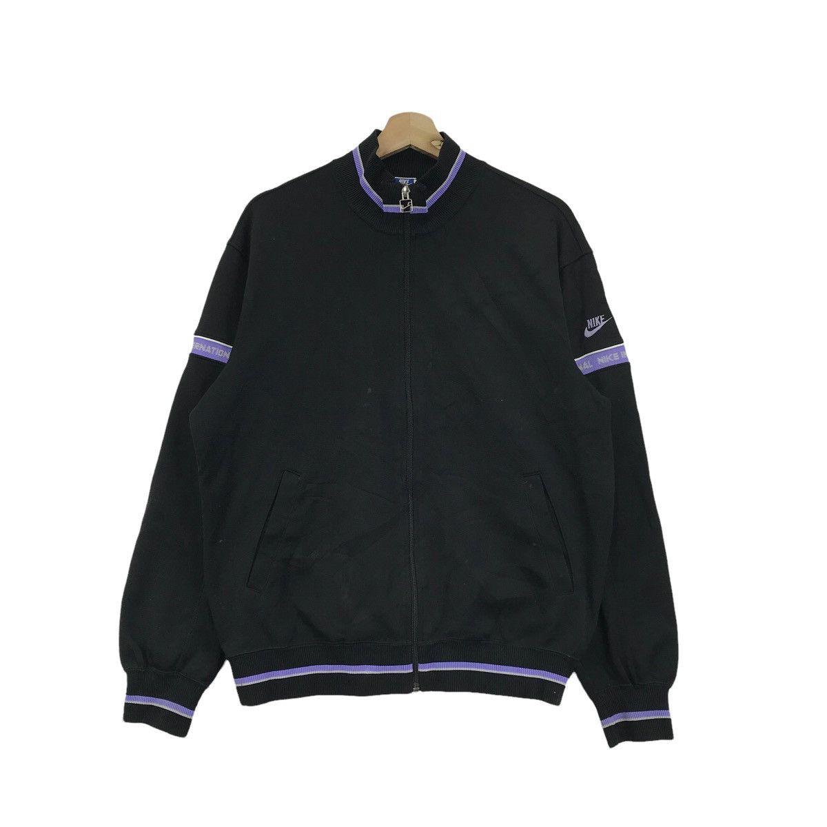 Vtg 80' NIKE BLUE TAG Side Swoosh Made In Japan Jacket