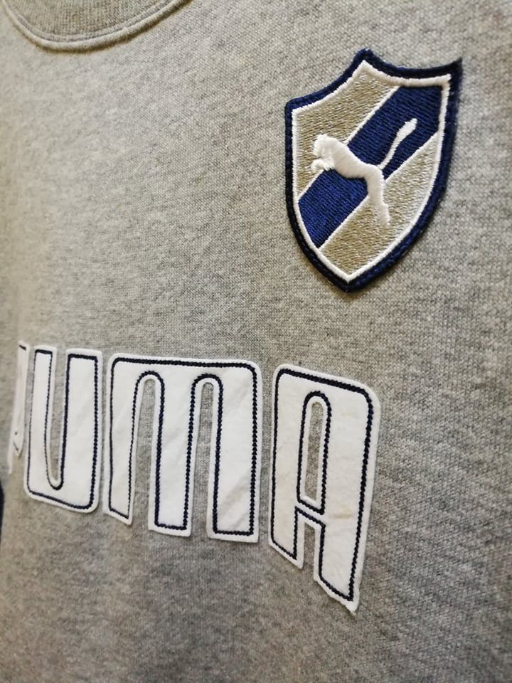 Puma Rare🔥 Puma Sweatshirt Embroided Big Logo Medium Saiz (c20) Size US S / EU 44-46 / 1 - 4 Thumbnail