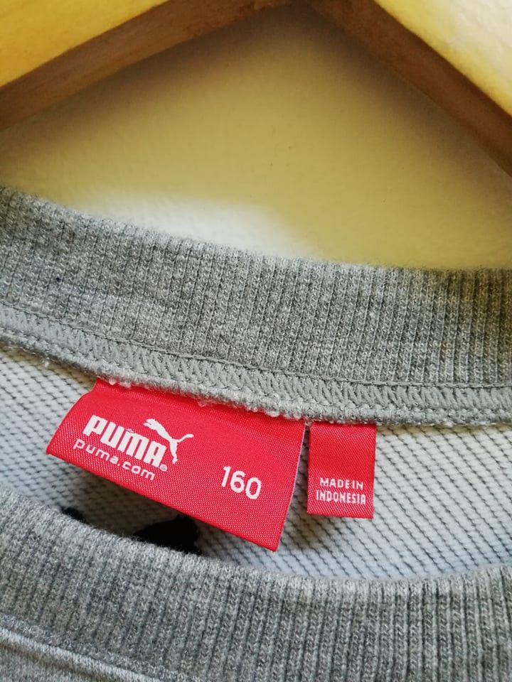 Puma Rare🔥 Puma Sweatshirt Embroided Big Logo Medium Saiz (c20) Size US S / EU 44-46 / 1 - 6 Thumbnail