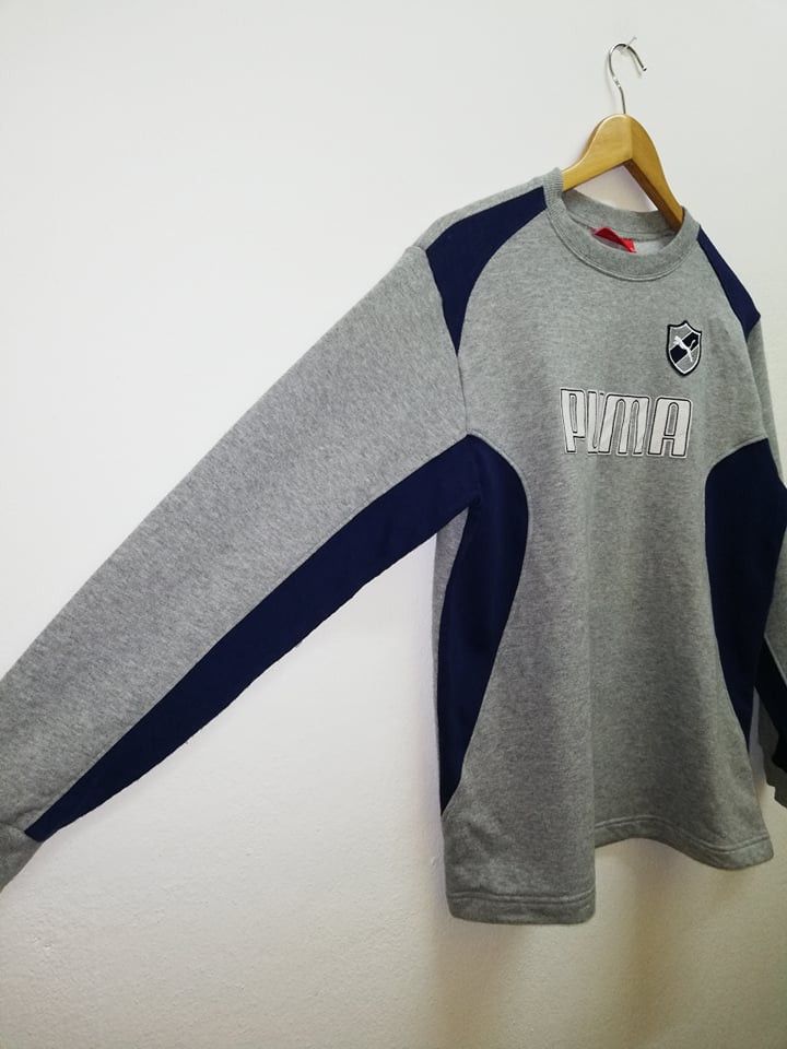 Puma Rare🔥 Puma Sweatshirt Embroided Big Logo Medium Saiz (c20) Size US S / EU 44-46 / 1 - 3 Thumbnail