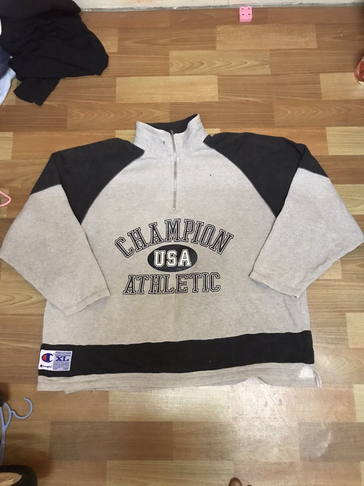 Champion × Vintage ‼️VTG CHAMPION USA ATHLETIC SWEATSHIRT BIG SIZE‼️ Size US XL / EU 56 / 4 - 8 Thumbnail