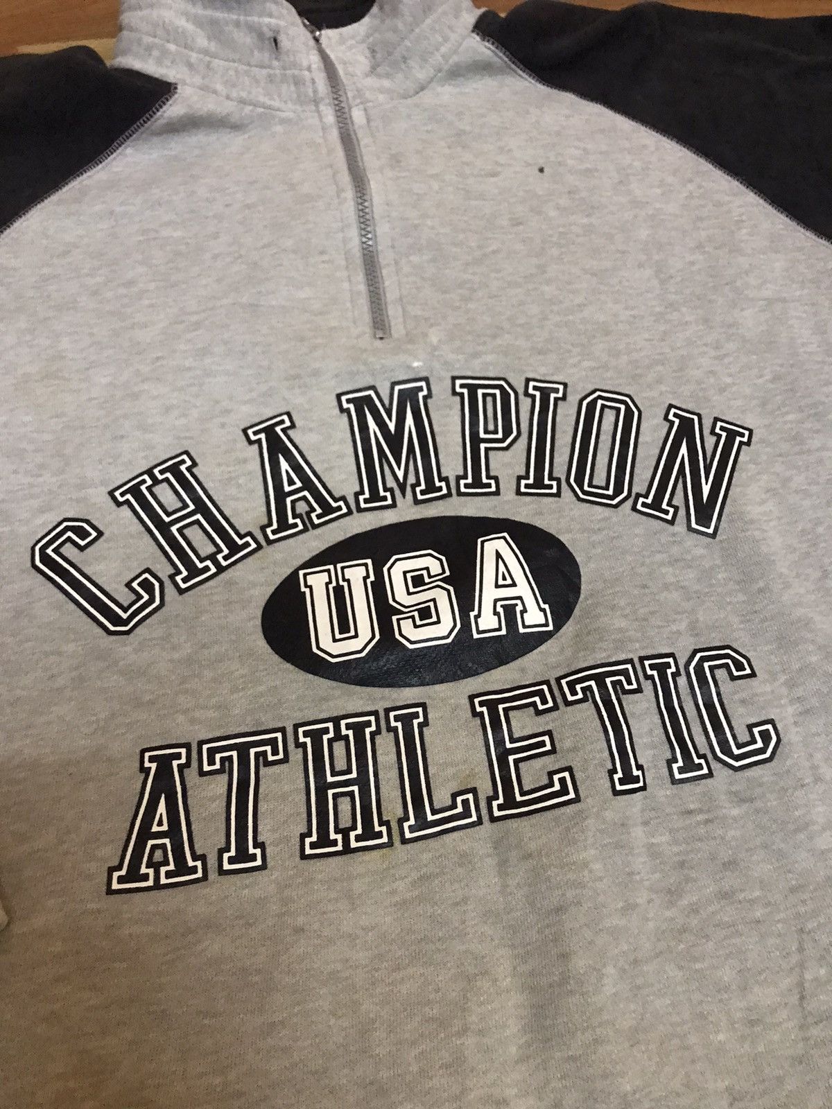 Champion × Vintage ‼️VTG CHAMPION USA ATHLETIC SWEATSHIRT BIG SIZE‼️ Size US XL / EU 56 / 4 - 4 Thumbnail