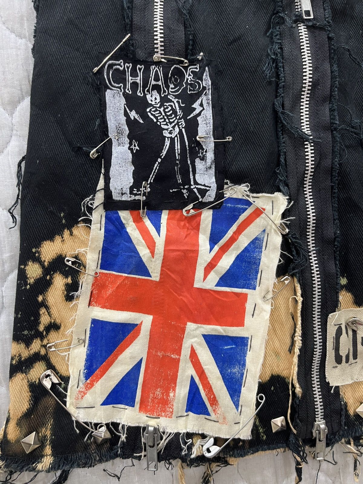 Japanese Brand (Ggg). RARE SEXY DYNAMITE PUNK SKIRT Size 26" / US 2 / IT 38 - 7 Thumbnail