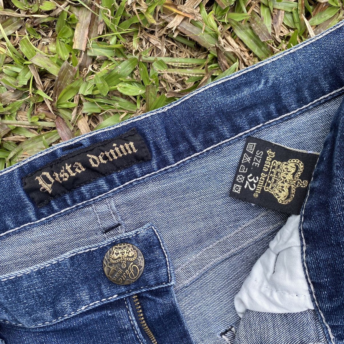 Japanese Brand Vintage Skulls Pasta Denim ERD GRUNGE CHROME Pant Size US 33 - 6 Thumbnail