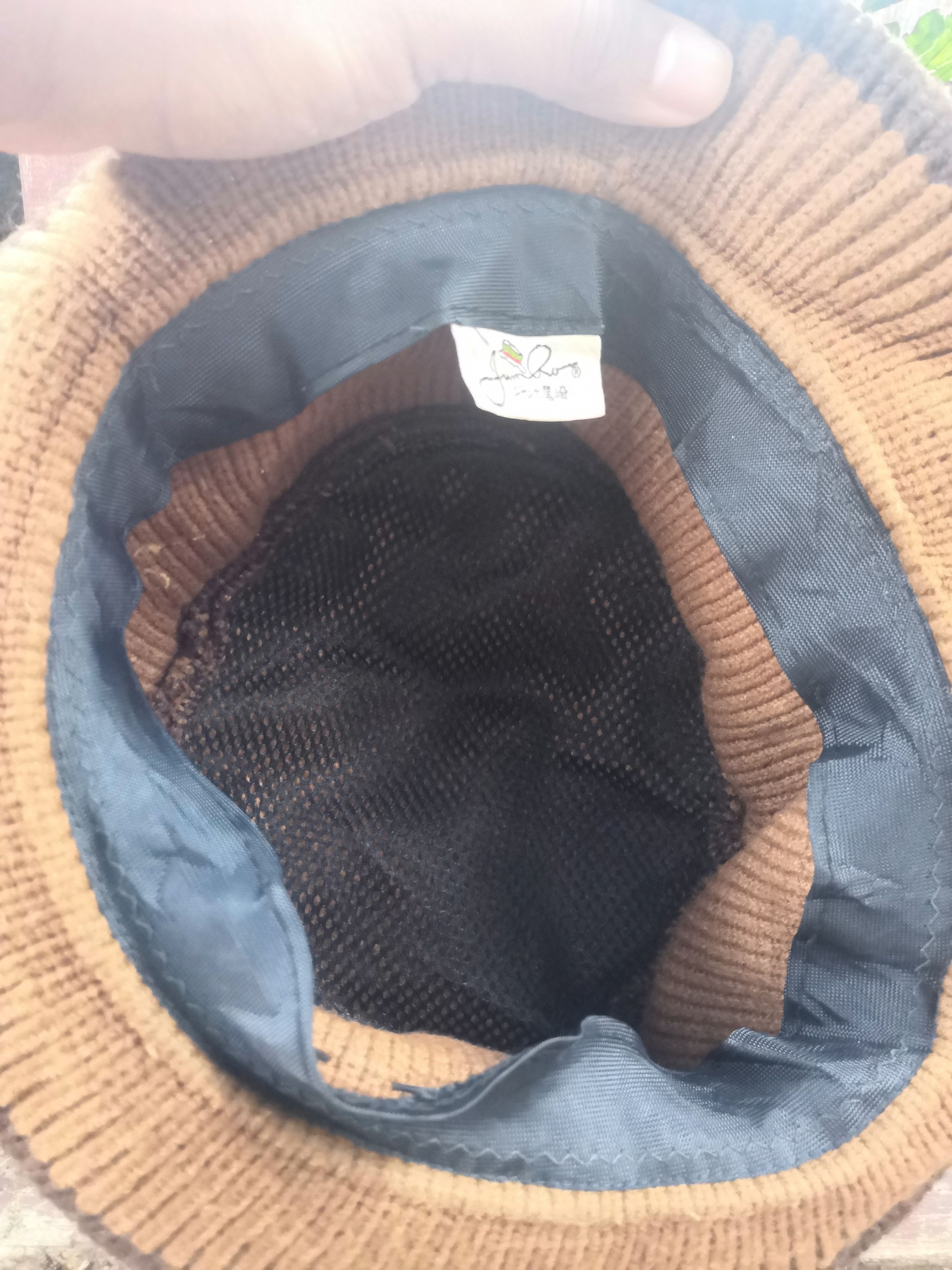 Vintage Signature Brown Wool Bucket Hat Size ONE SIZE - 10 Thumbnail