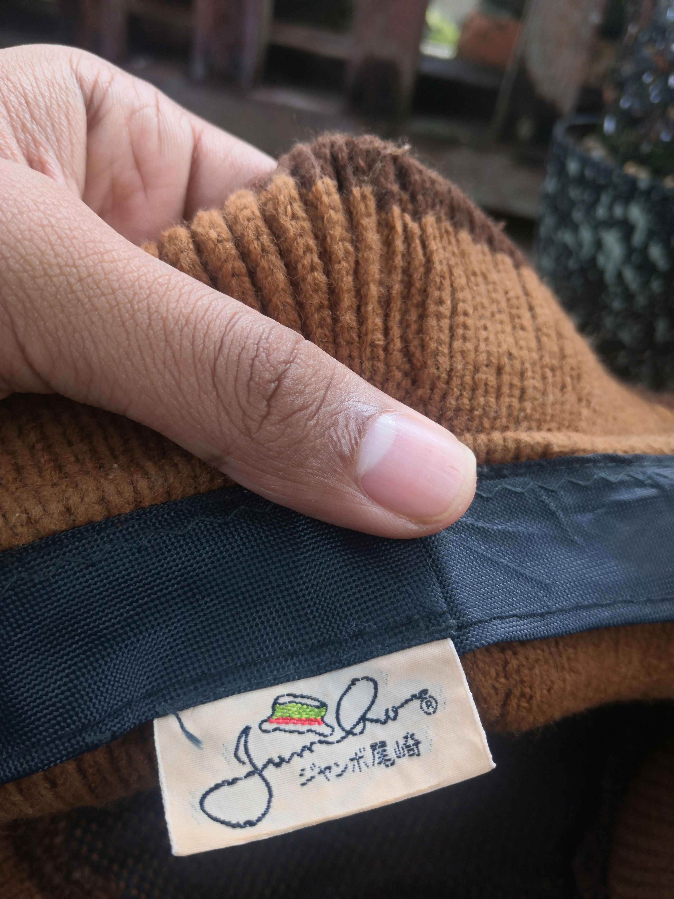Vintage Signature Brown Wool Bucket Hat Size ONE SIZE - 8 Thumbnail