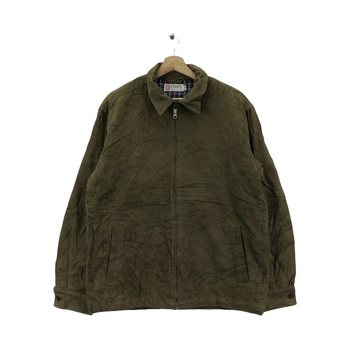 Vtg 90’ CHAPS RALPH LAUREN Harrington Jacket Polo Heavy Coat