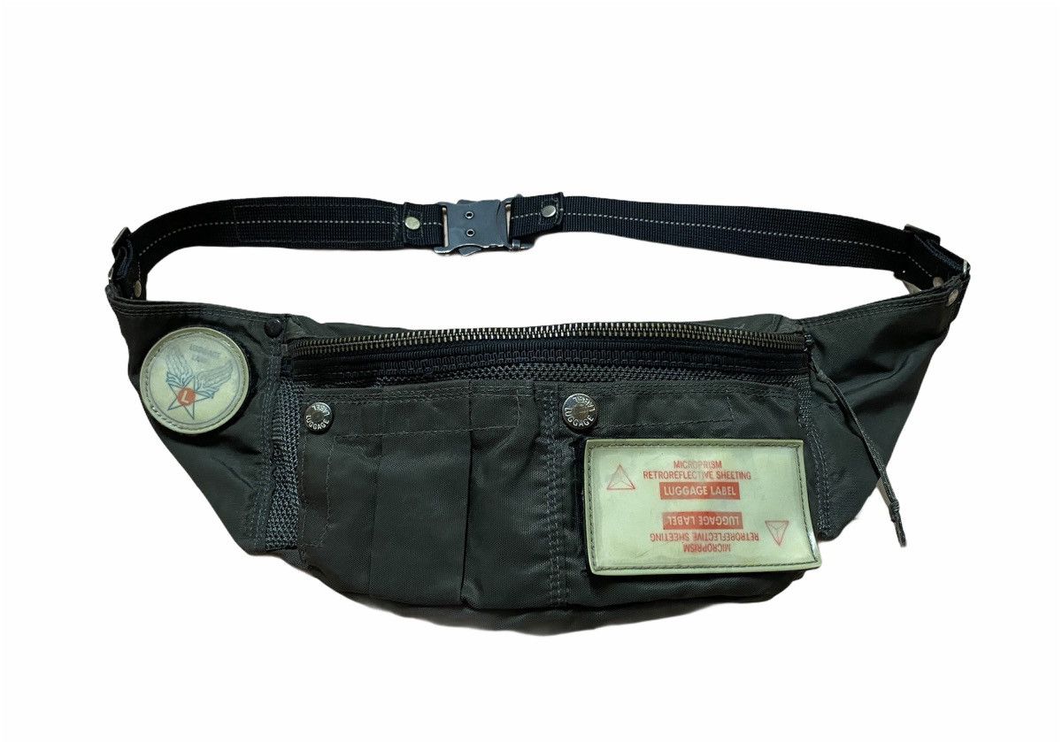 Head Porter Last drop Luggage Label Waist Bag Military Size 34 - 1 Thumbnail