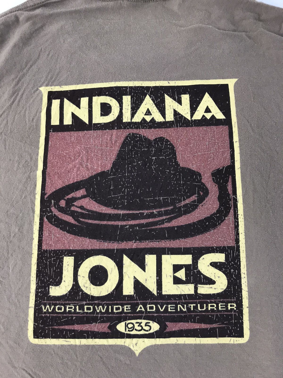 Japanese Brand Indiana Jones Worldwide Adventure 1935 Fictional Movies Size US L / EU 52-54 / 3 - 2 Thumbnail