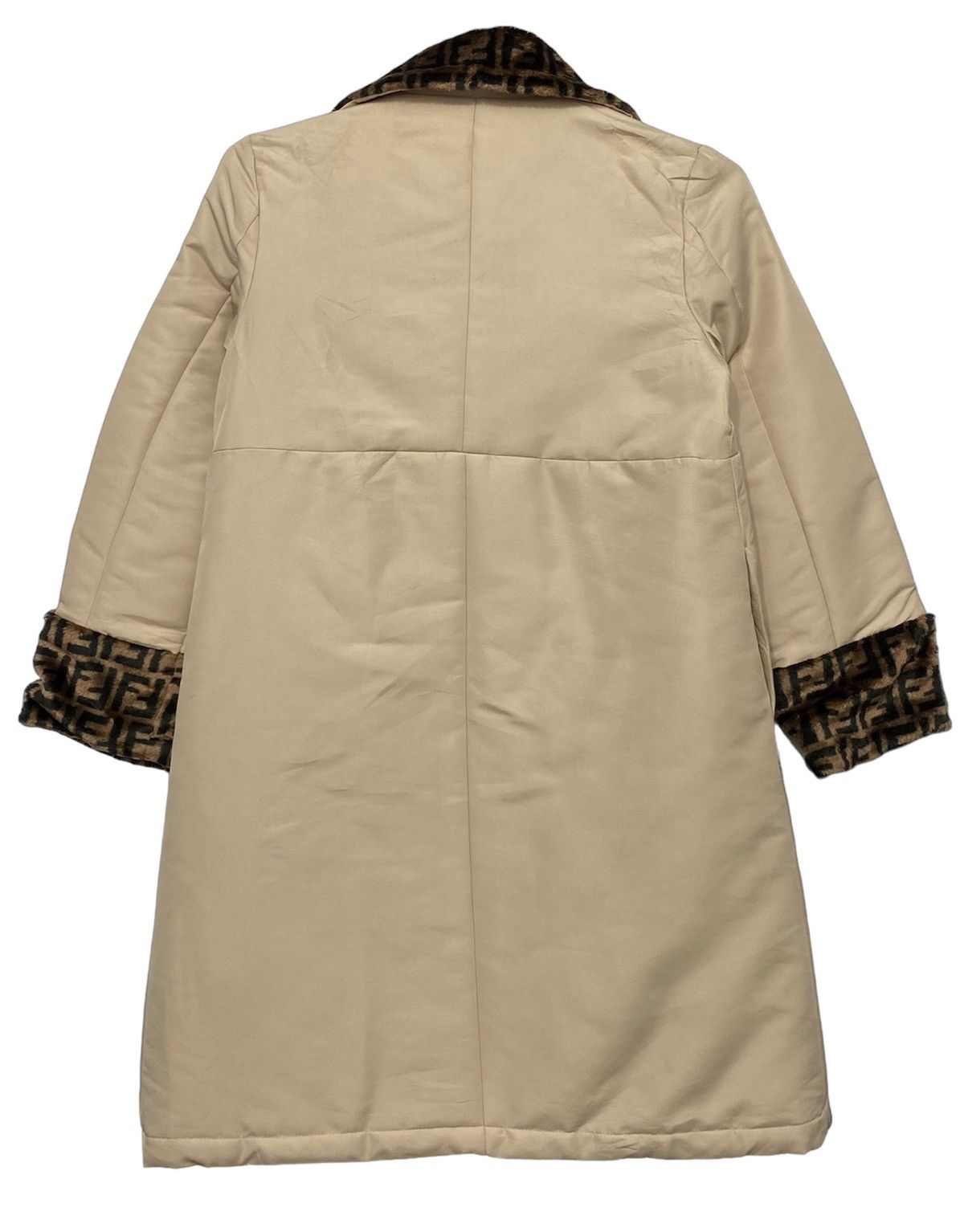 Fendi Last drop Fendi Monogram Logo Long Coat Jacket women Size M / US 6-8 / IT 42-44 - 3 Thumbnail