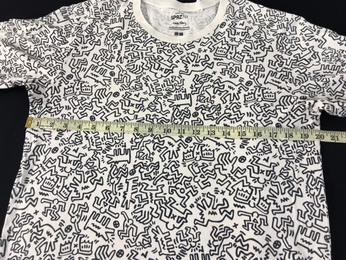 Keith Haring Keith Haring Barking Dog Over Printed Popart Doodle K1162j Size US M / EU 48-50 / 2 - 7 Thumbnail