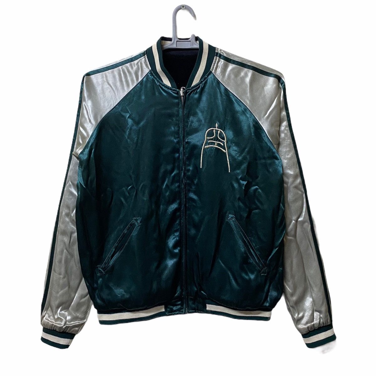 Japanese Brand 80s Vintage Reversible Rayon Velvet japan Souvenir Sukajan Size US M / EU 48-50 / 2 - 4 Thumbnail