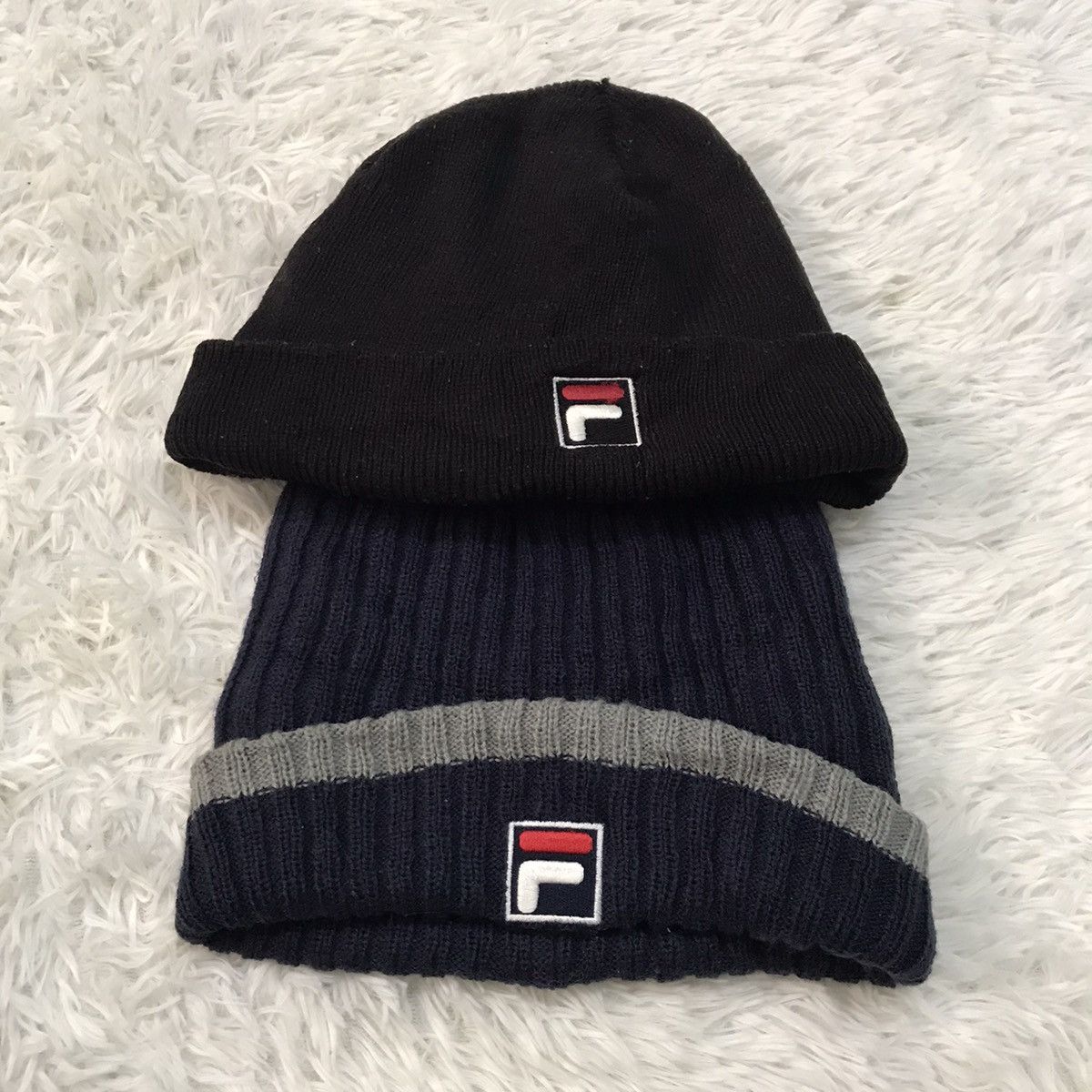Fila 2 pieces Fila beanie hat snow cap Size ONE SIZE - 2 Thumbnail