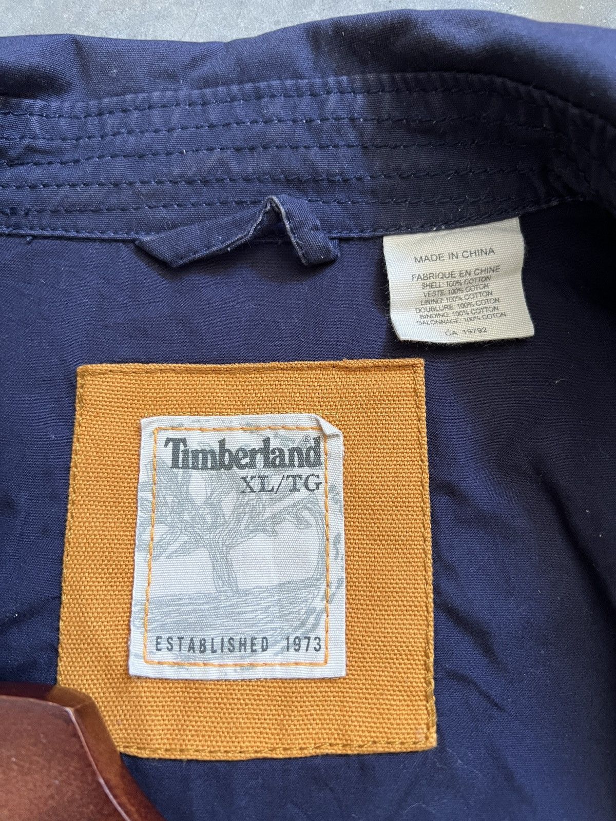 Timberland × Vintage VINTAGE 🏴‍☠️ Timberland Denim Jacket Size US XL / EU 56 / 4 - 13 Thumbnail