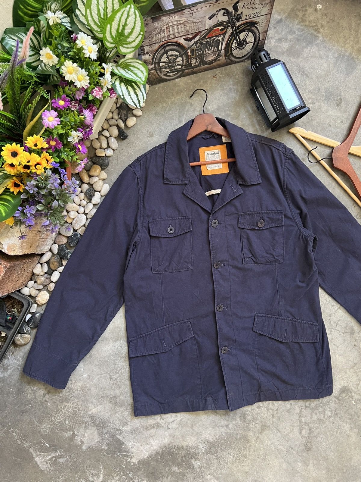 Timberland × Vintage VINTAGE 🏴‍☠️ Timberland Denim Jacket Size US XL / EU 56 / 4 - 3 Thumbnail