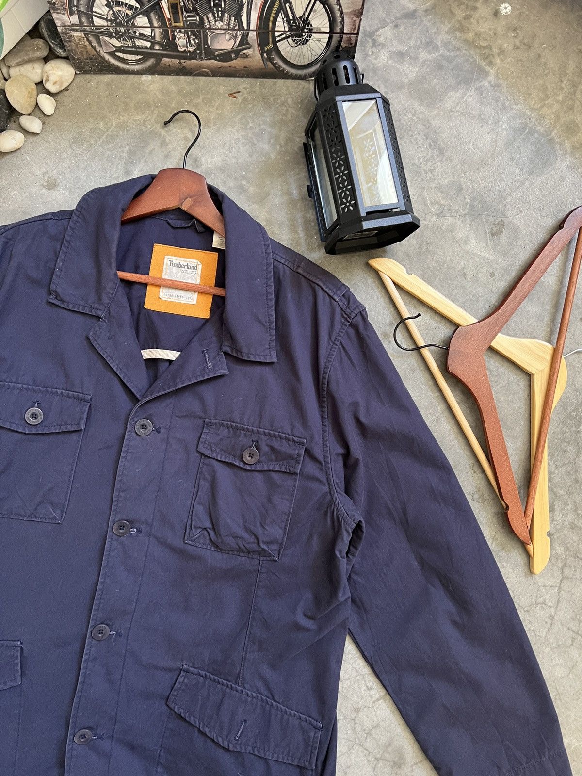 Timberland × Vintage VINTAGE 🏴‍☠️ Timberland Denim Jacket Size US XL / EU 56 / 4 - 9 Thumbnail