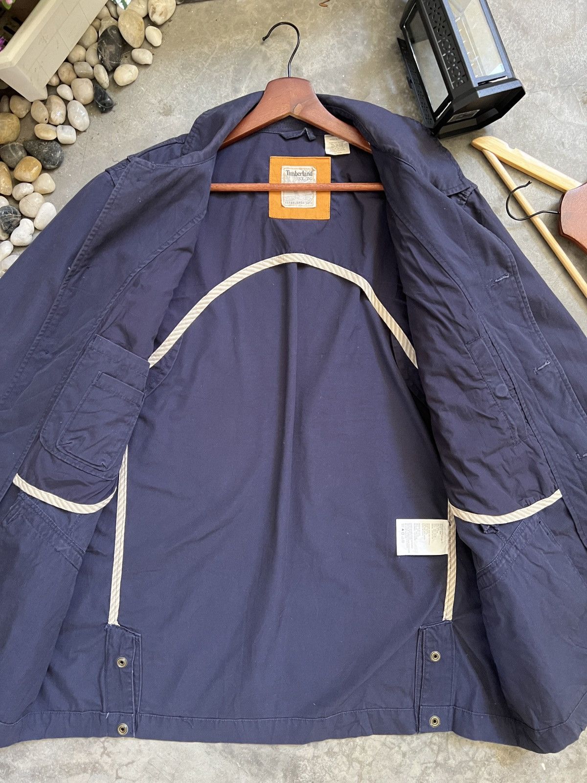 Timberland × Vintage VINTAGE 🏴‍☠️ Timberland Denim Jacket Size US XL / EU 56 / 4 - 12 Thumbnail