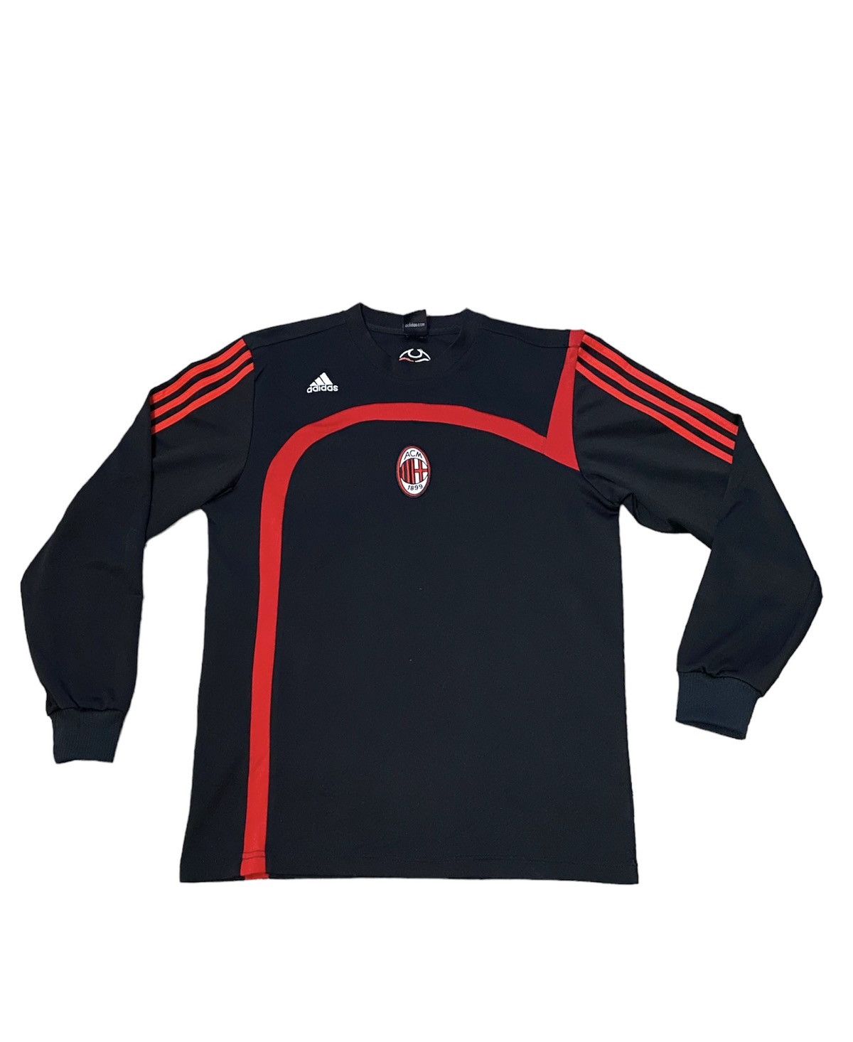Adidas 🔥OFFER ACCEPT🔥Vintage Adidas Ac Milan Long Sleeve Size US M / EU 48-50 / 2 - 1 Thumbnail