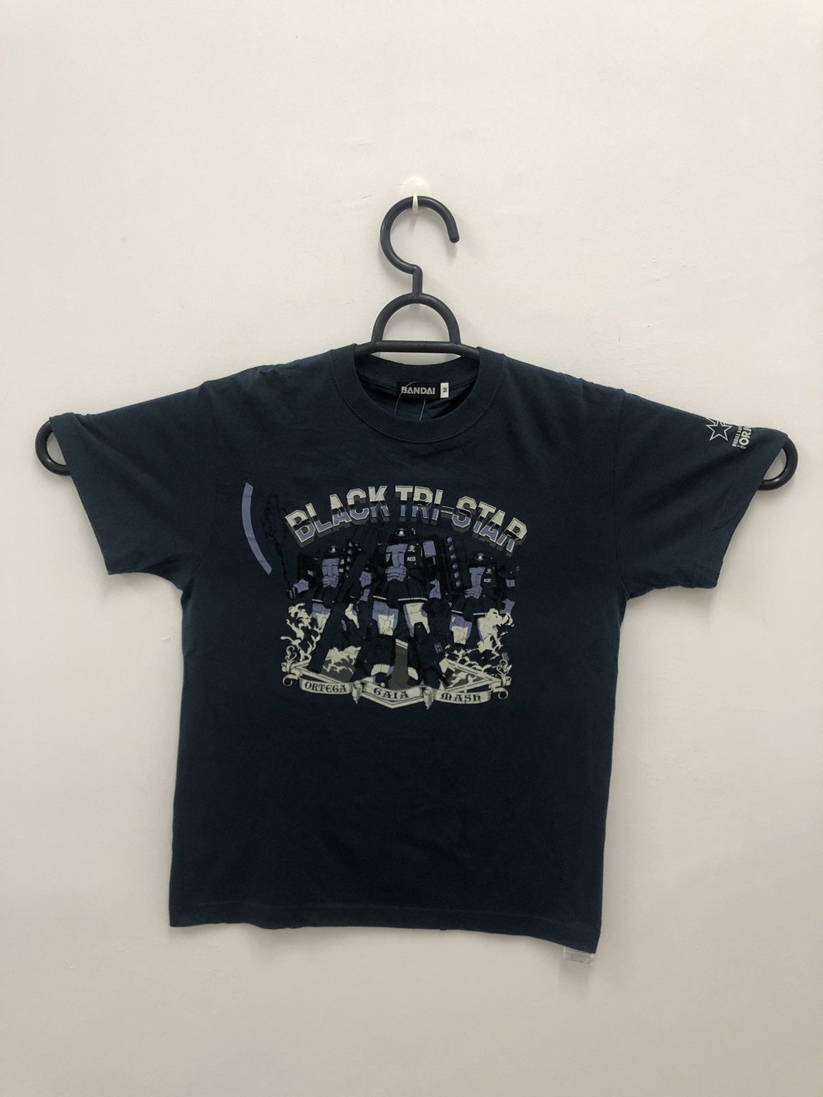 Cartoon Network Rare BANDAI GUNDAM Black Tri Star Japan Anime Shirt Size US M / EU 48-50 / 2 - 1 Thumbnail