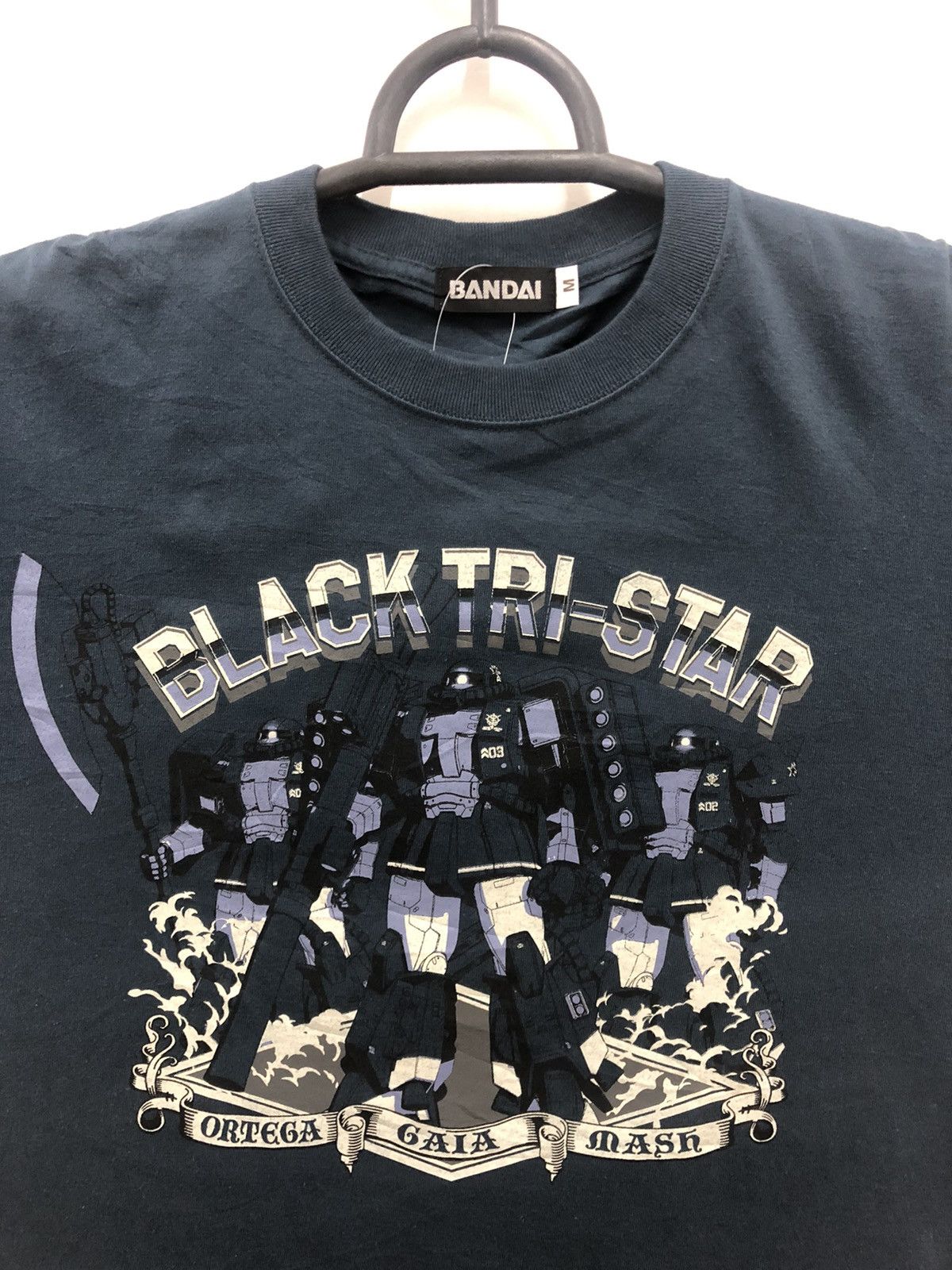 Cartoon Network Rare BANDAI GUNDAM Black Tri Star Japan Anime Shirt Size US M / EU 48-50 / 2 - 2 Thumbnail
