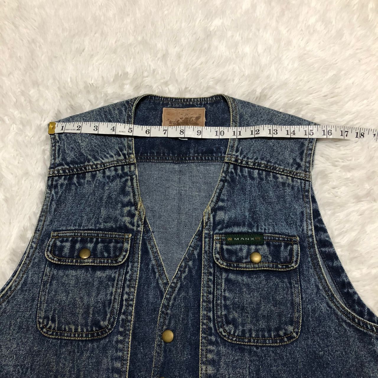 Japanese Brand Japan Manx Denim Multipocket Vest Size US M / EU 48-50 / 2 - 4 Thumbnail