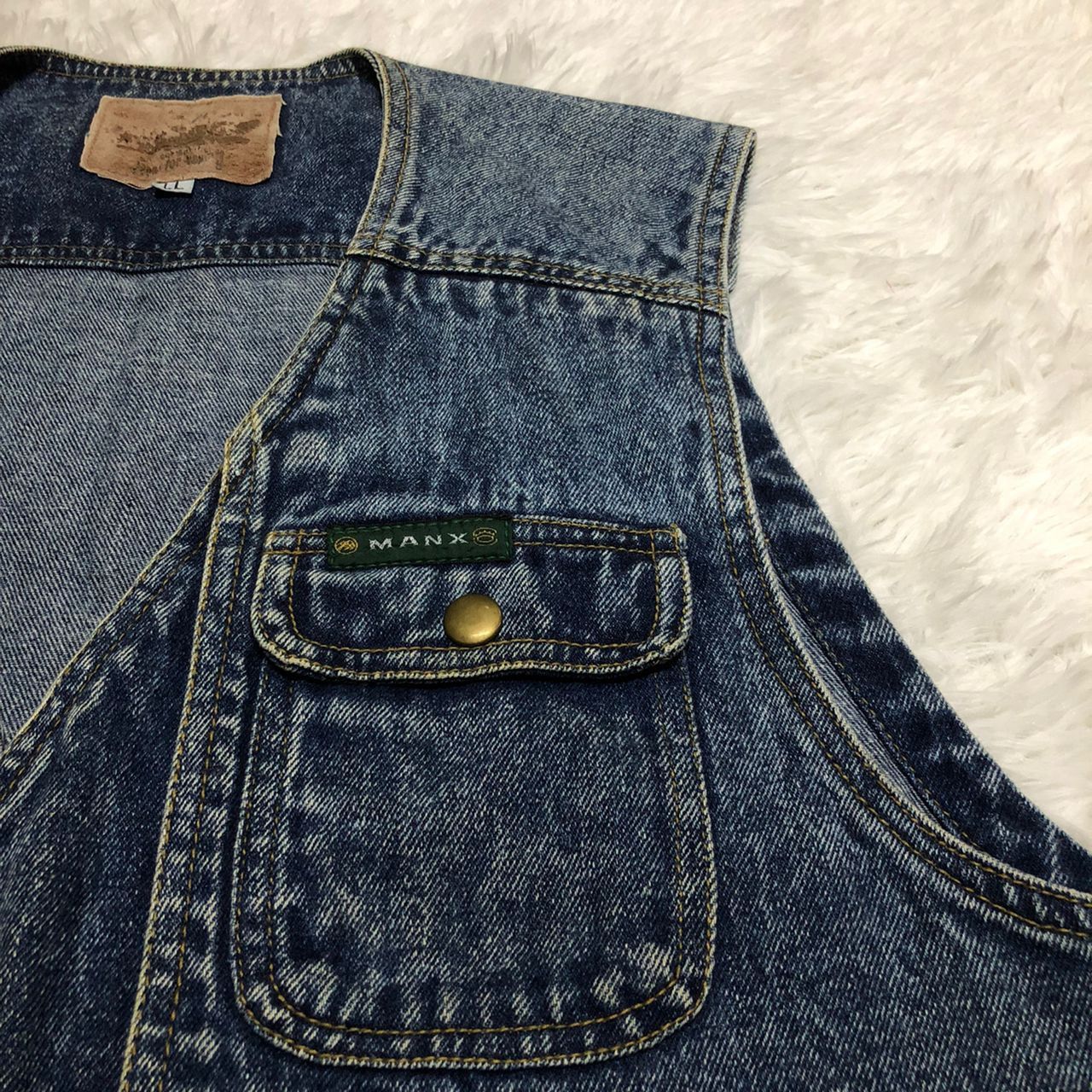 Japanese Brand Japan Manx Denim Multipocket Vest Size US M / EU 48-50 / 2 - 7 Thumbnail
