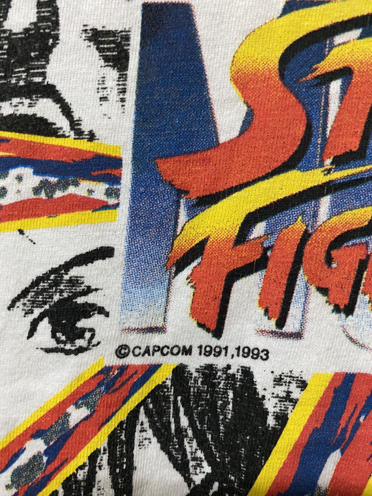 Vintage 1993 Capcom Street Fighter 2 Turbo Kokugikan game Cartoon Size US L / EU 52-54 / 3 - 3 Thumbnail