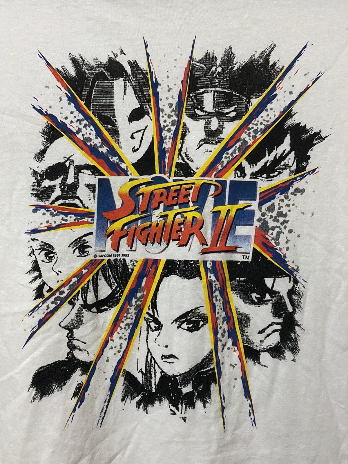 Vintage 1993 Capcom Street Fighter 2 Turbo Kokugikan game Cartoon Size US L / EU 52-54 / 3 - 2 Thumbnail