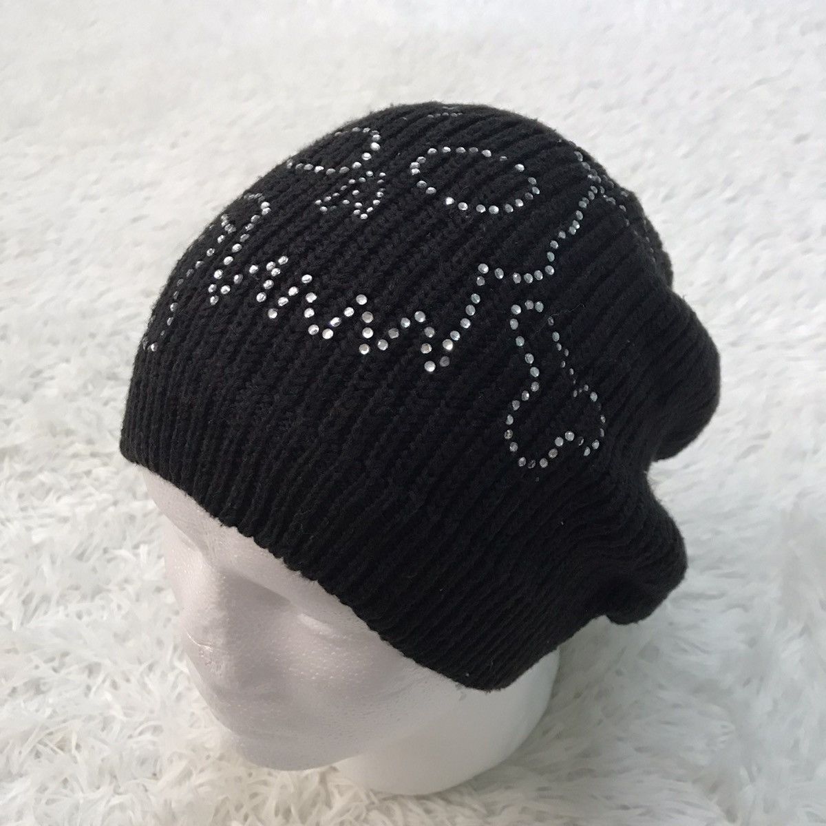 Japanese Brand Hermans knitting product roppongi tokyo beanie snow cap Size ONE SIZE - 3 Thumbnail