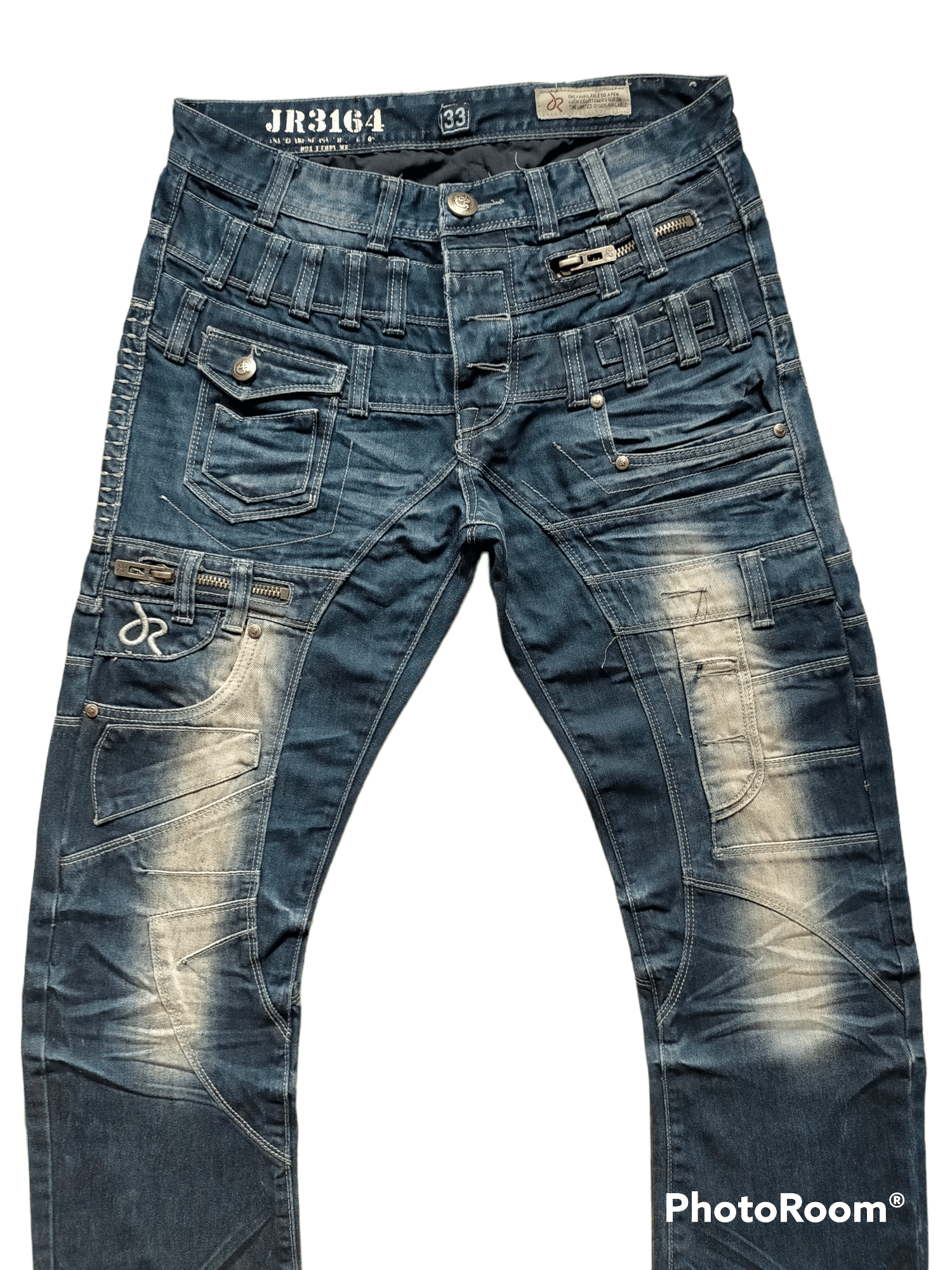 If Six Was Nine × Japanese Brand Banana Jeans Flare By J Rag Industry Curve Leg Size US 33 - 3 Thumbnail