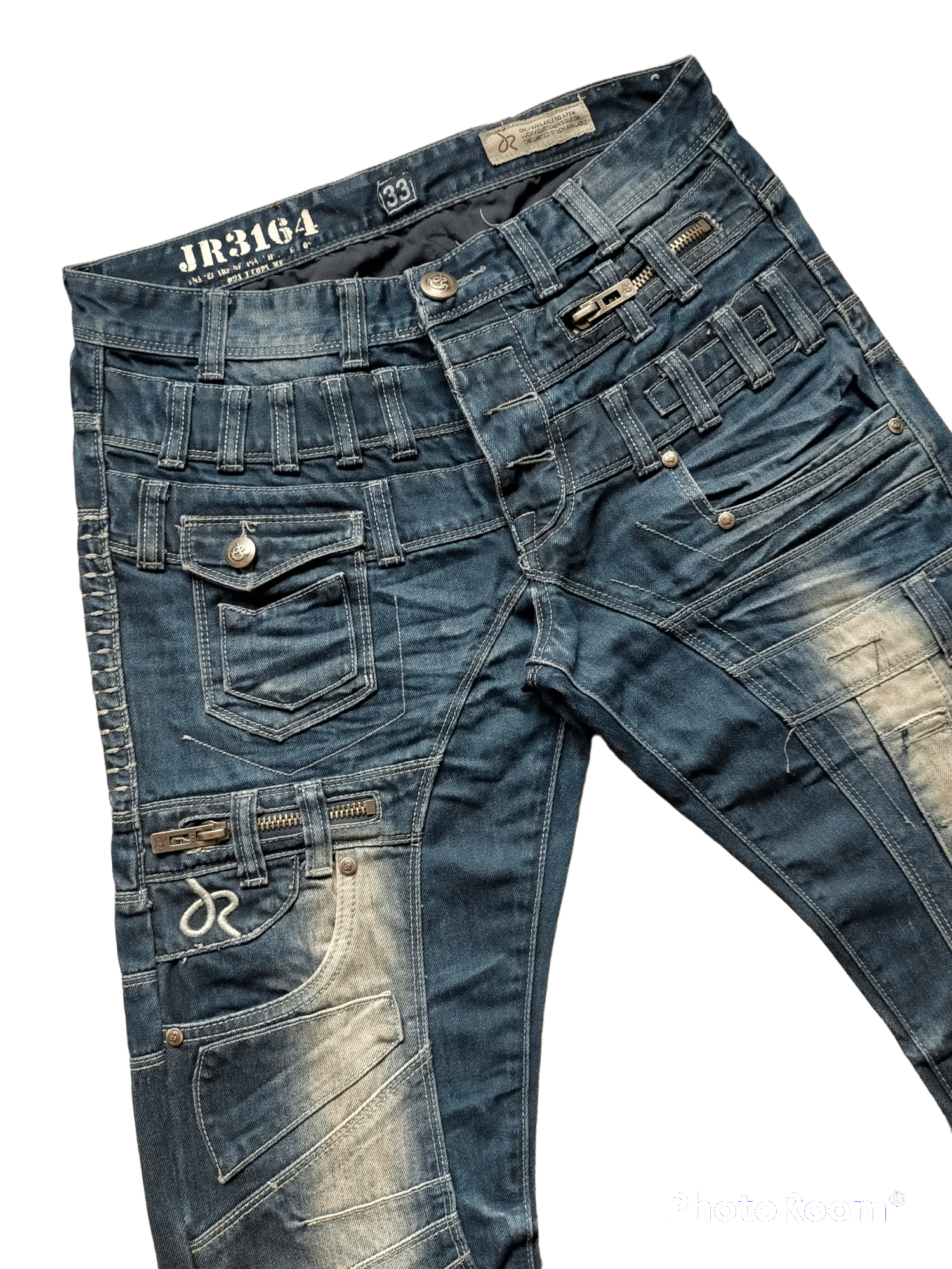 If Six Was Nine × Japanese Brand Banana Jeans Flare By J Rag Industry Curve Leg Size US 33 - 6 Thumbnail