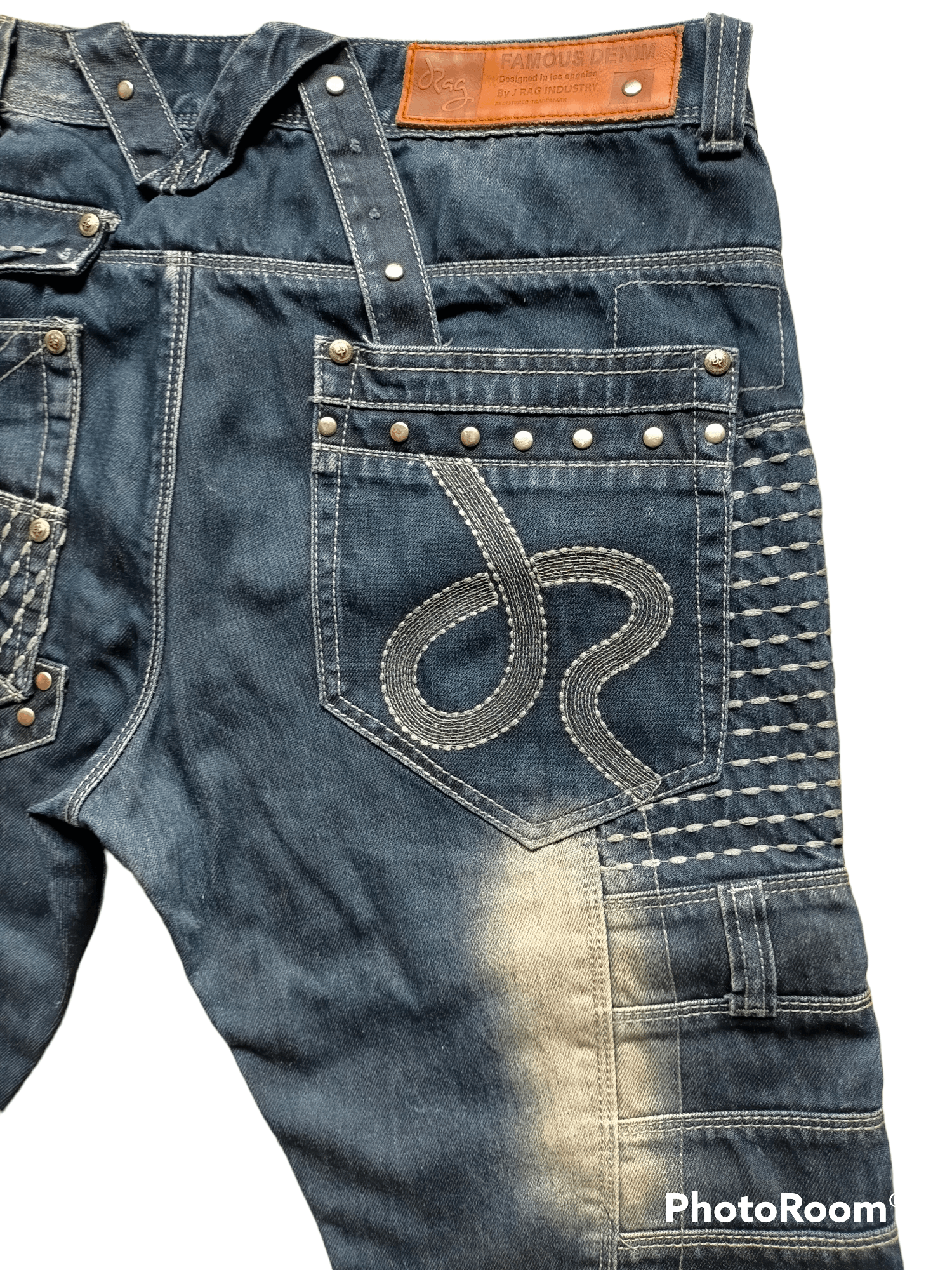 If Six Was Nine × Japanese Brand Banana Jeans Flare By J Rag Industry Curve Leg Size US 33 - 13 Thumbnail