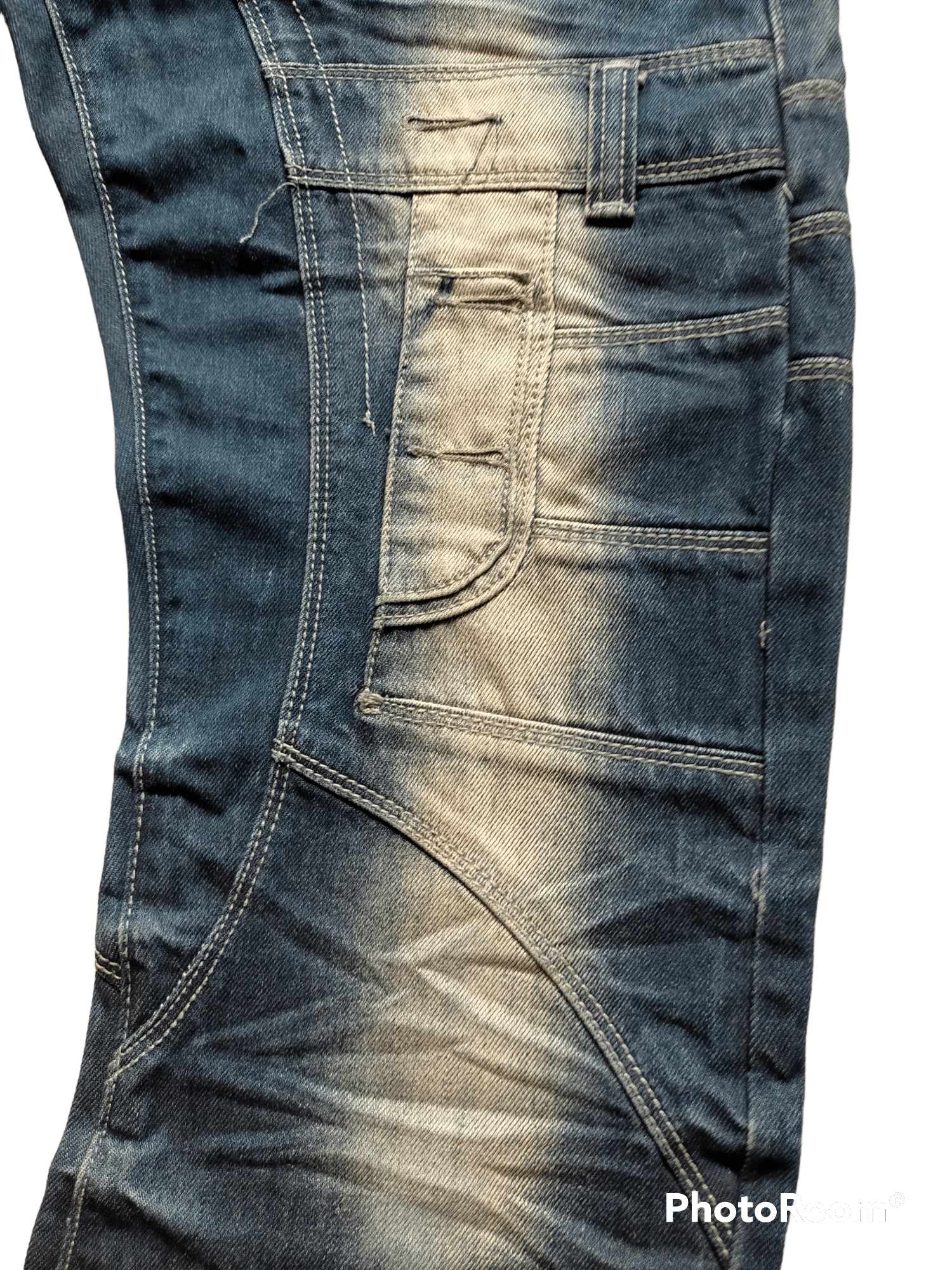 If Six Was Nine × Japanese Brand Banana Jeans Flare By J Rag Industry Curve Leg Size US 33 - 11 Thumbnail