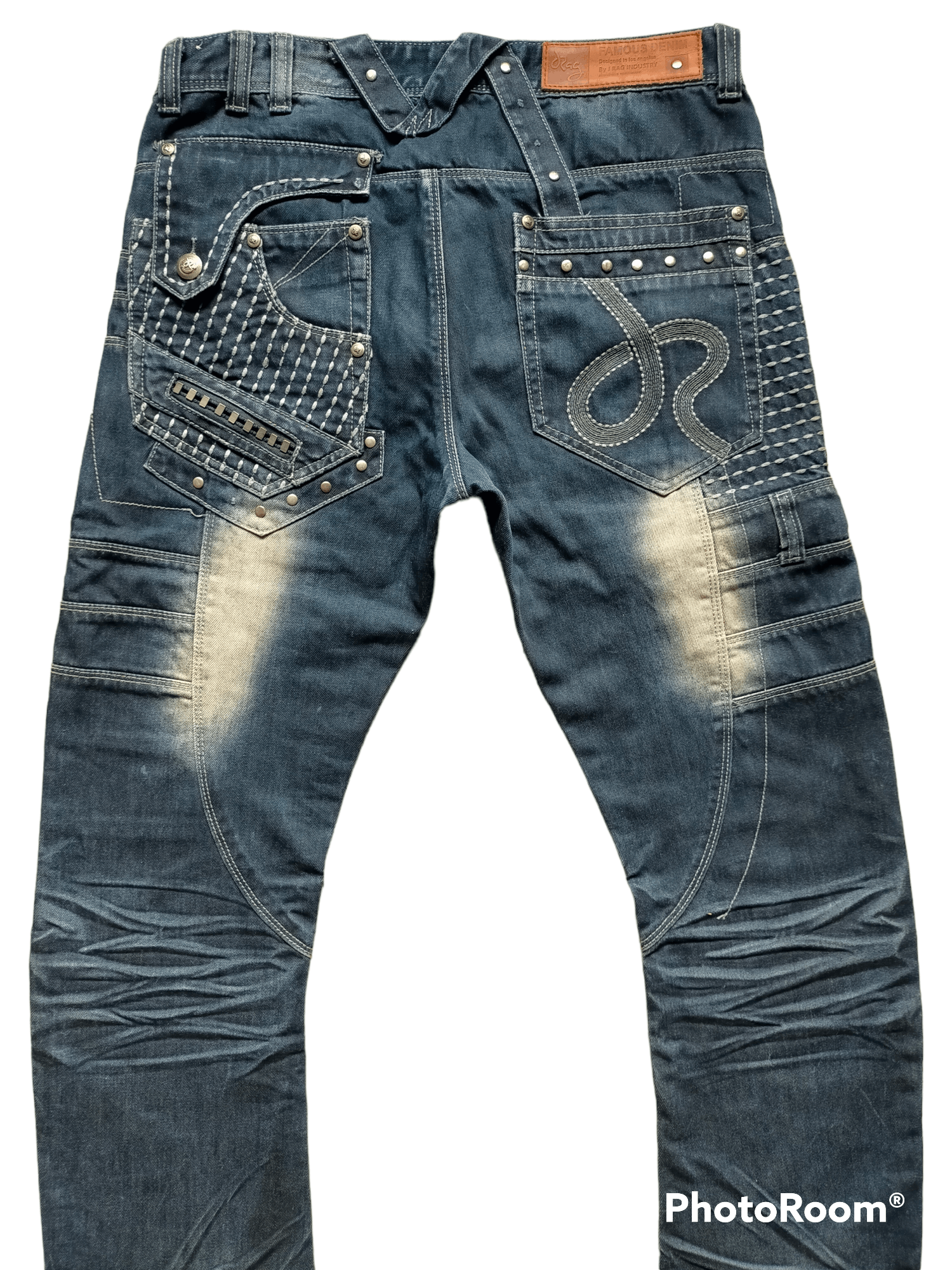 If Six Was Nine × Japanese Brand Banana Jeans Flare By J Rag Industry Curve Leg Size US 33 - 4 Thumbnail