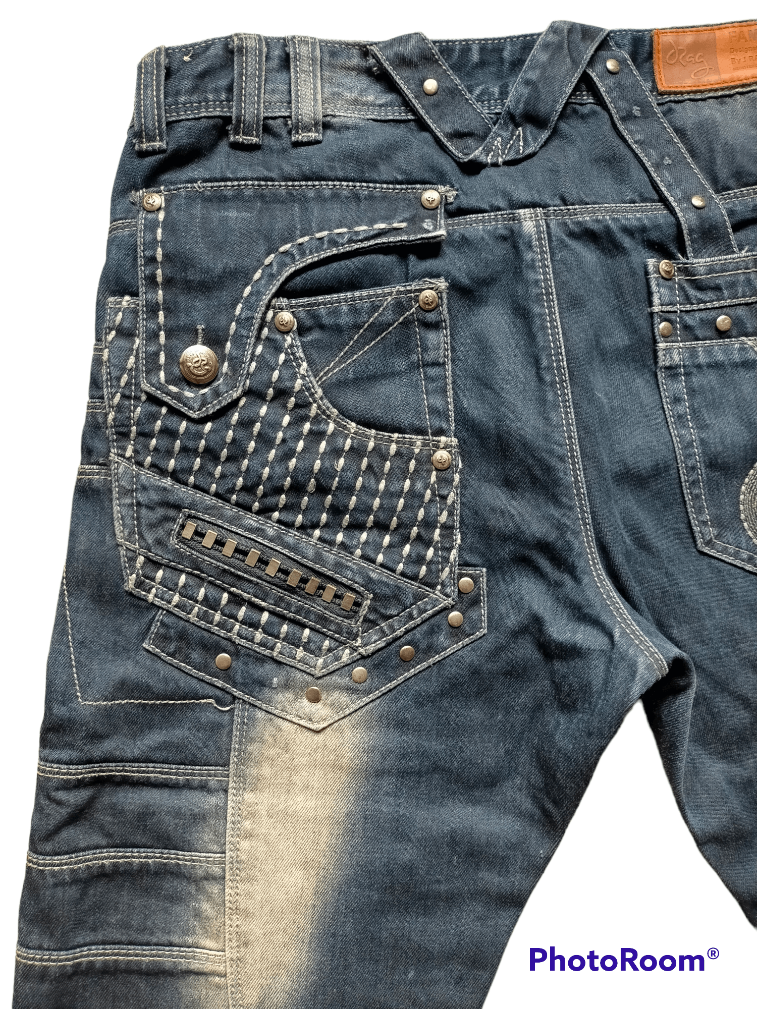 If Six Was Nine × Japanese Brand Banana Jeans Flare By J Rag Industry Curve Leg Size US 33 - 14 Thumbnail