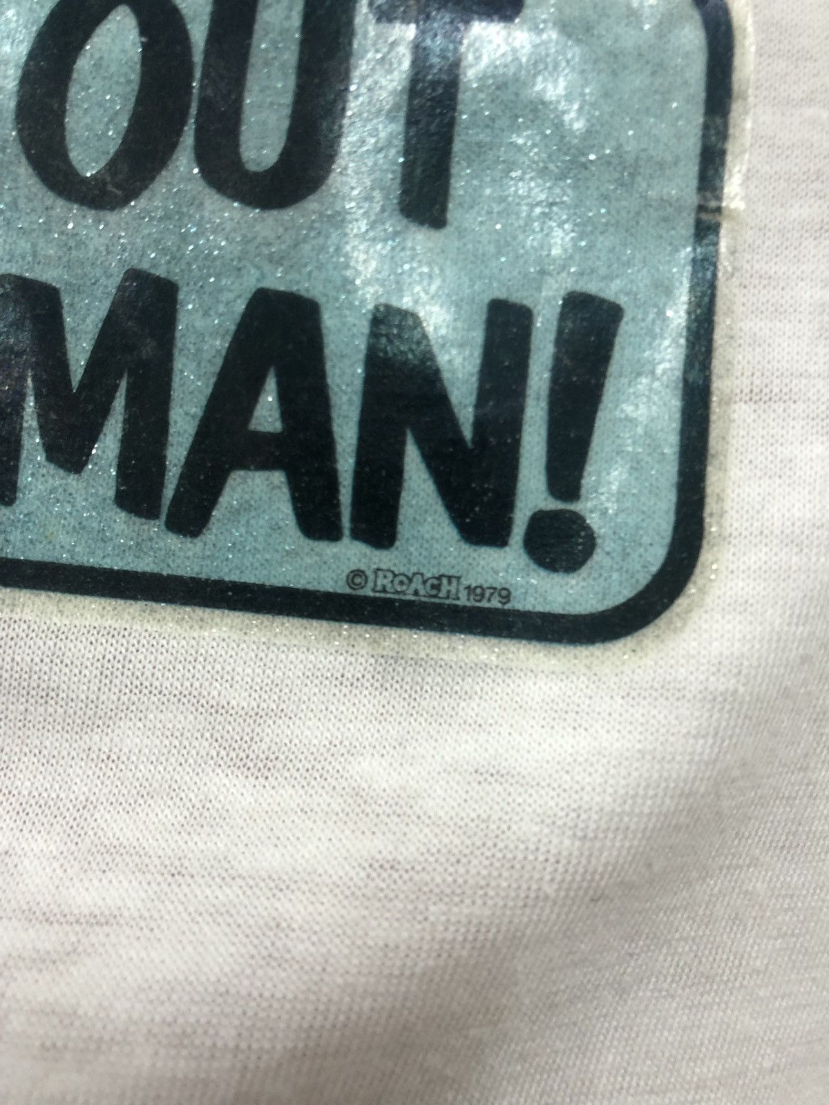 Vintage Vintage Blow It Out Your Human Roach 1979 Iron On Thin Tee Size US L / EU 52-54 / 3 - 3 Thumbnail