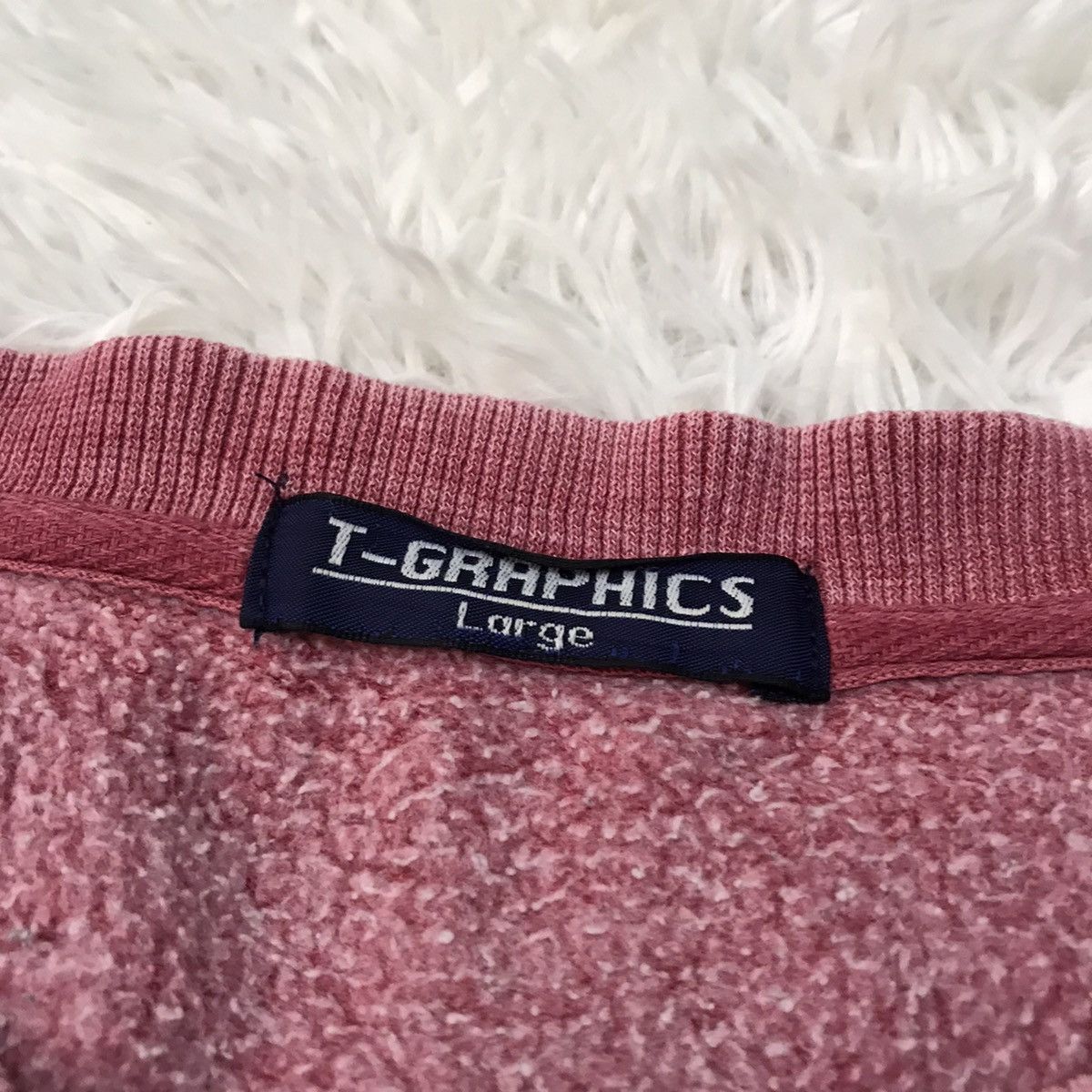 Japanese Brand Rare!!! Vintage T-Graphics Sweatshirt Big Logo Size US L / EU 52-54 / 3 - 8 Thumbnail