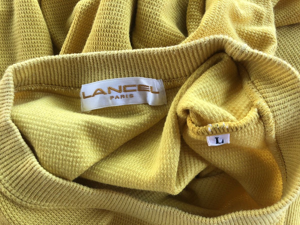 Lancel Vintage LANCEL Paris Spell Out Embroidered Knit Sweatshirt Size US L / EU 52-54 / 3 - 3 Thumbnail