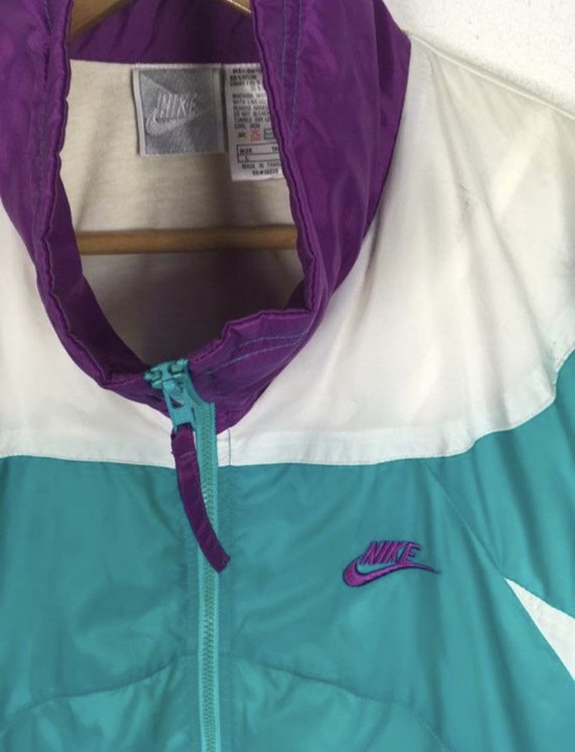 Nike Nike Block windbreaker anarok zipper made in Thailand Size US L / EU 52-54 / 3 - 2 Thumbnail